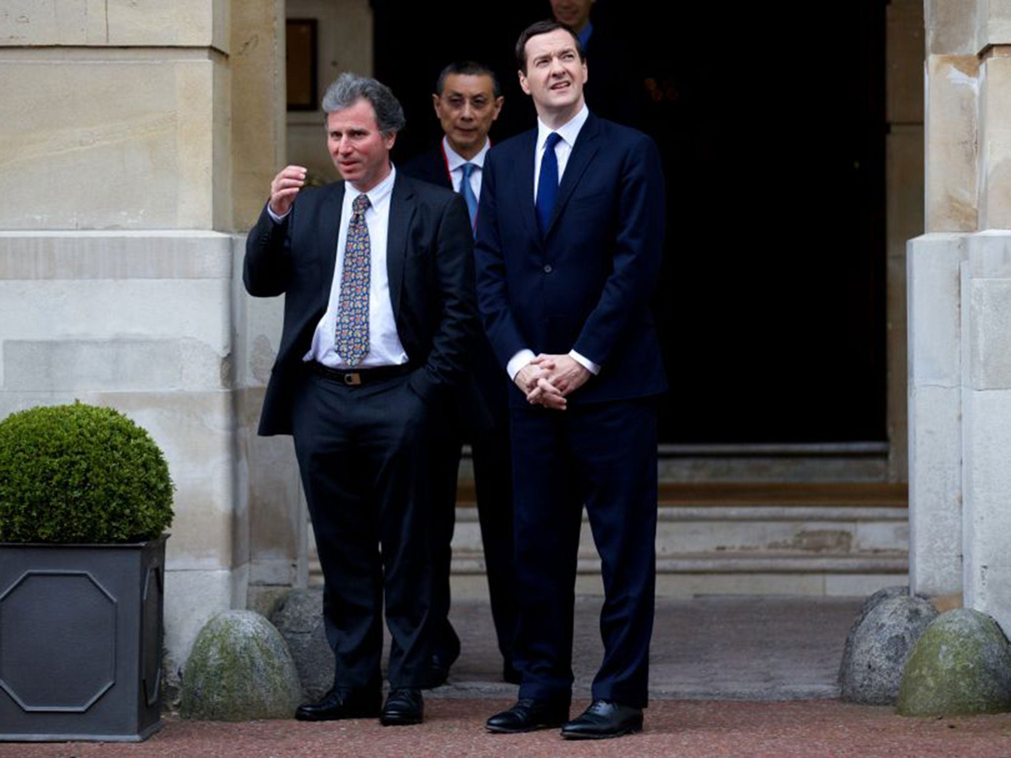 
Oliver Letwin with George Osborne in 2014 