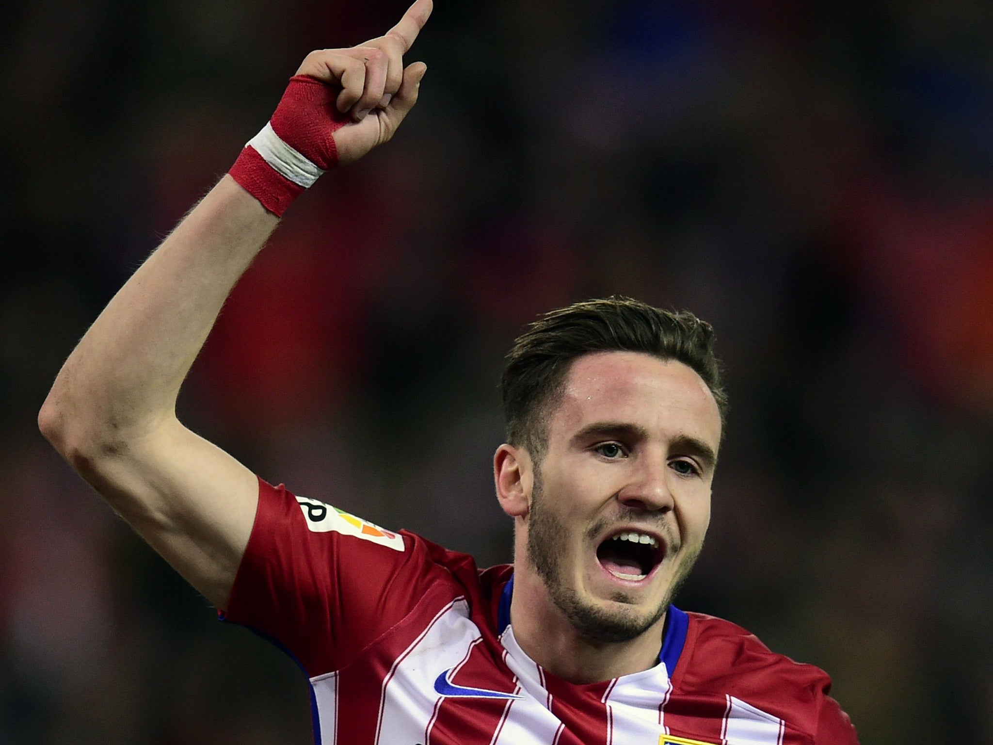 Atletico Madrid midfielder Saul Niguez