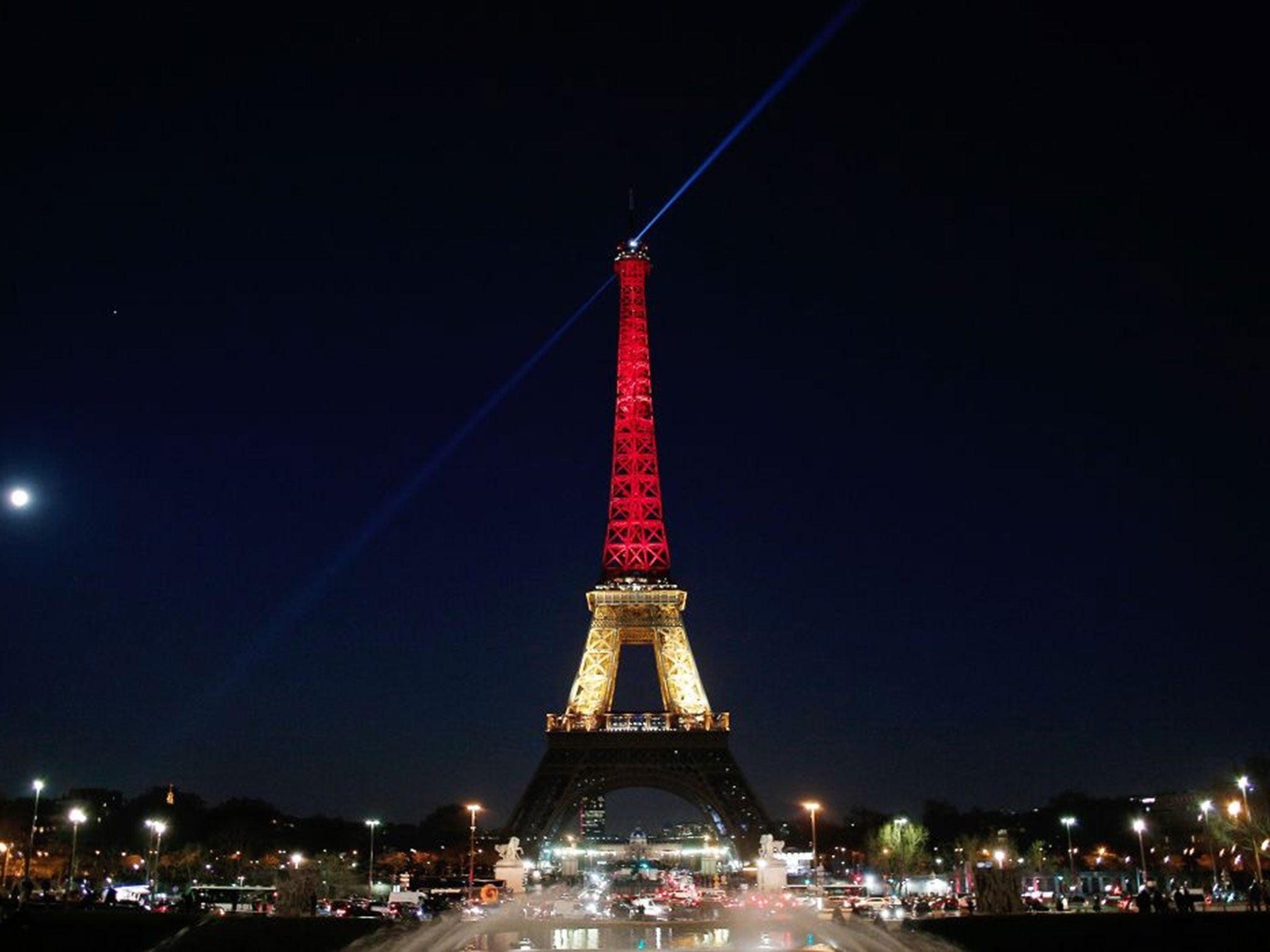 Following the Brussels attacks, Isis asked its supporters what colours it should 'light up the Eiffel Tower with' next