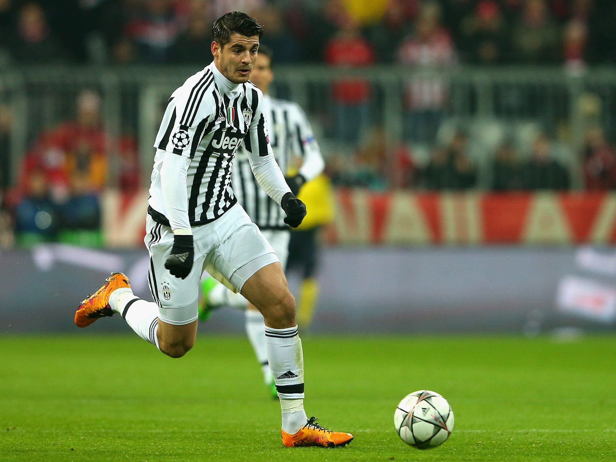 Morata impressed during Juventus's Champions League defeat by Bayern Munich