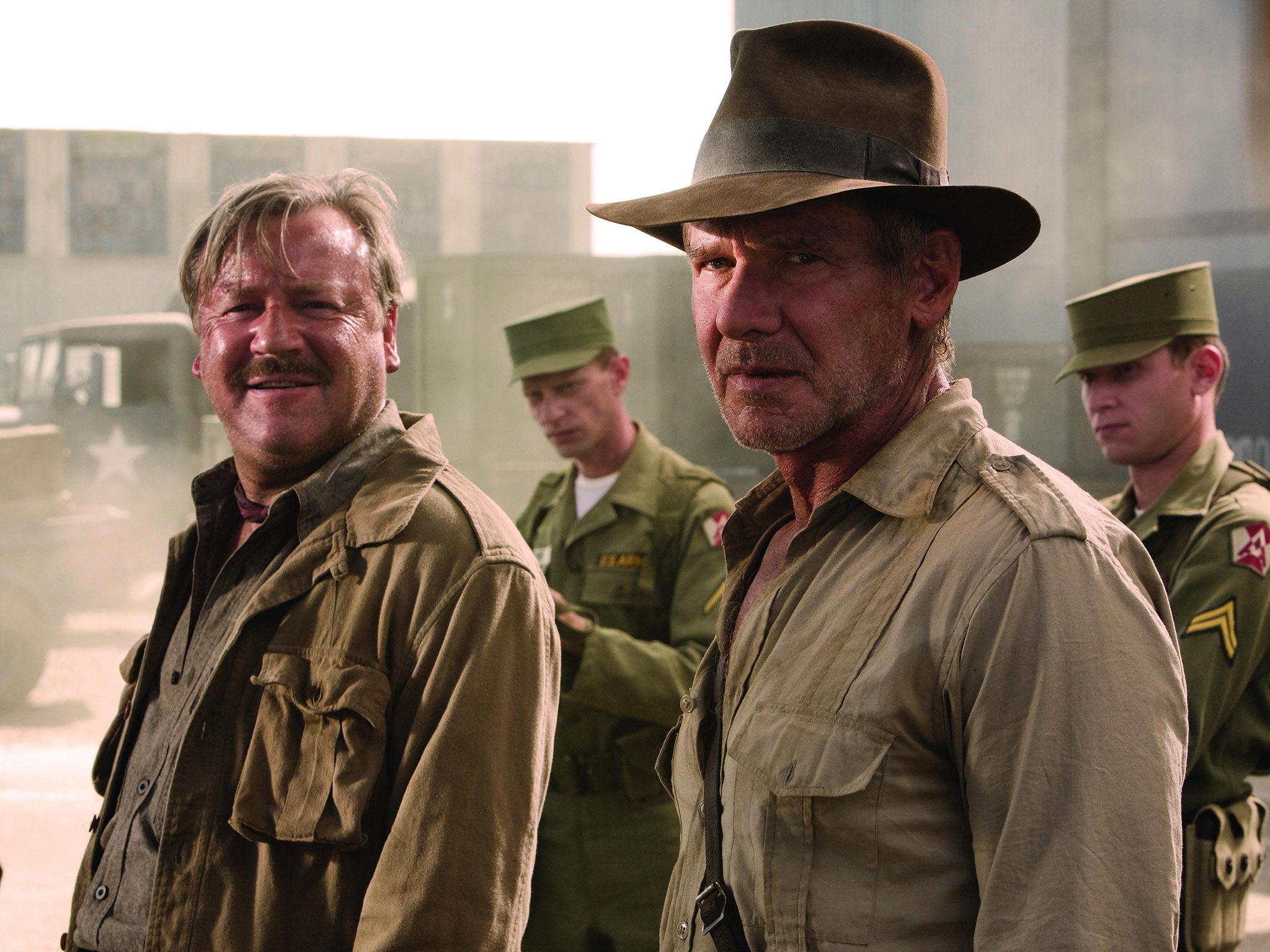 Harrison Ford in Indiana Jones and the Kingdom of the Crystal Skull.