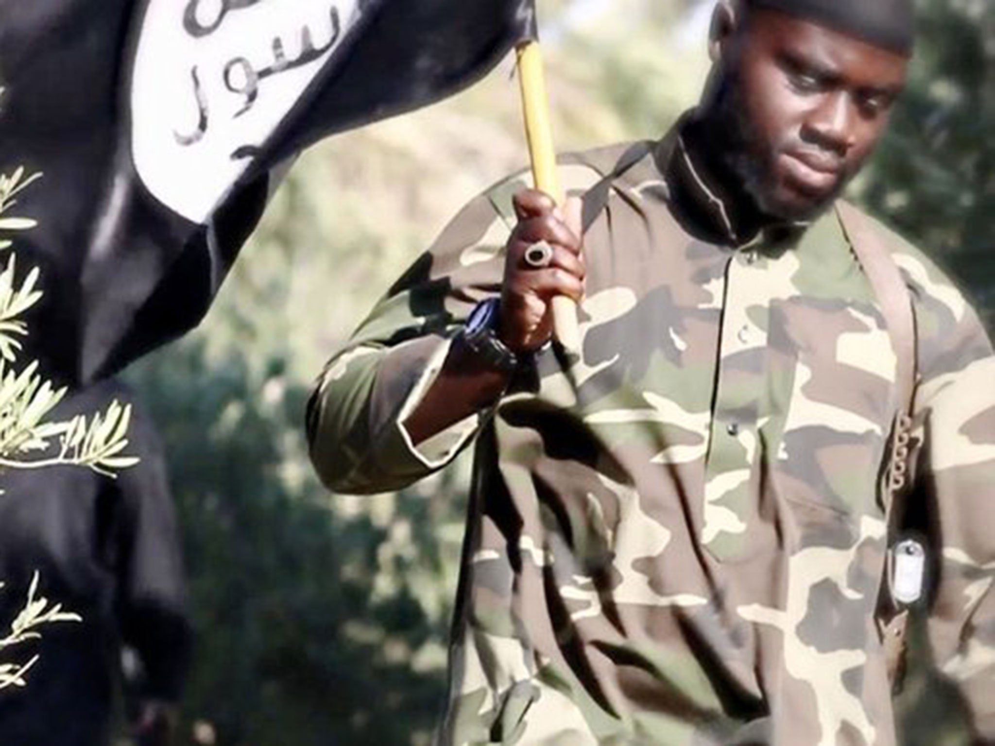 Sarfo appeared in an Isis propaganda video issued in August 2015, where two prisoners were executed by militants