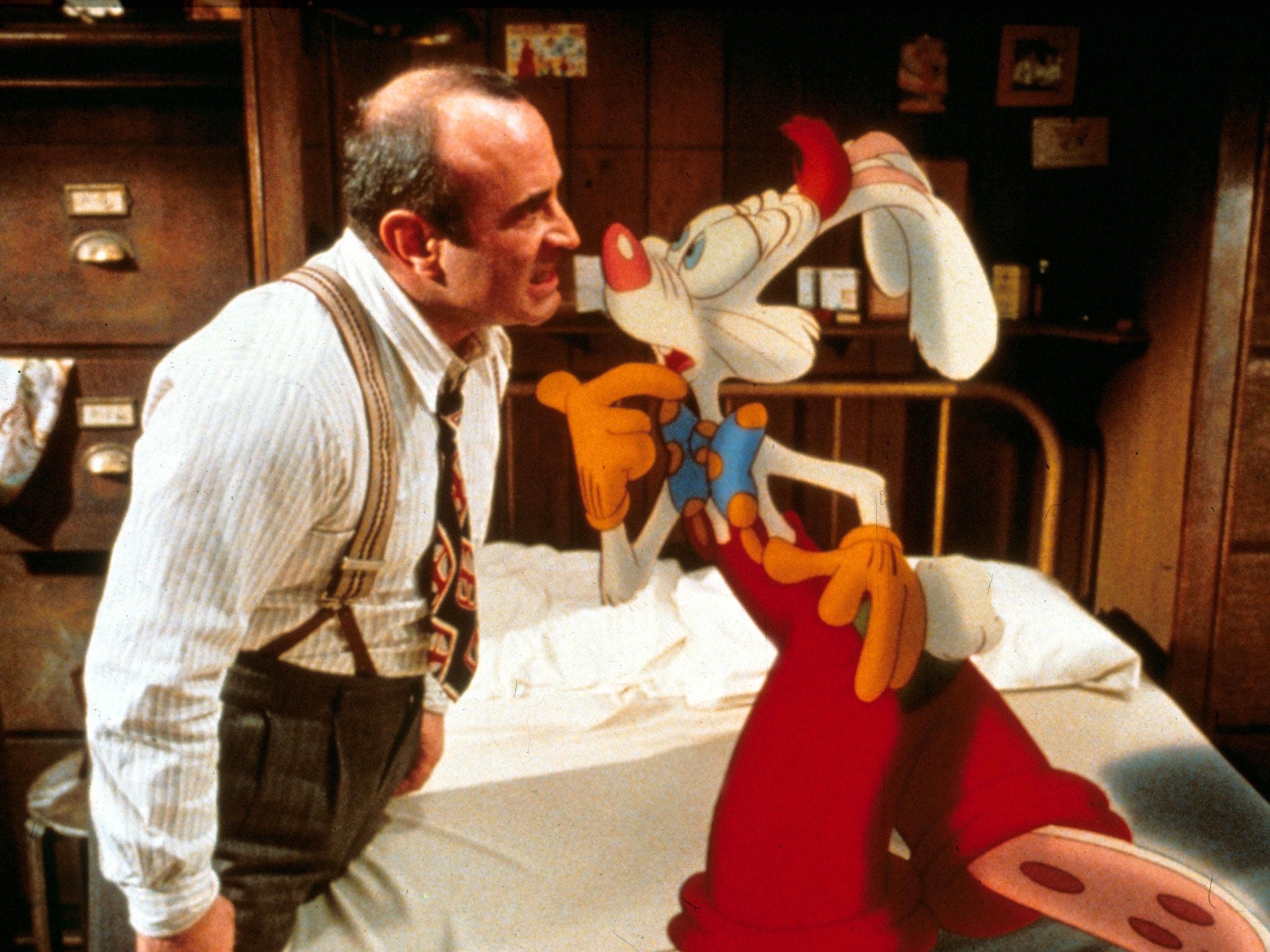 Cartoon rabbits grew up in the eighties with Roger Rabbit - the stammering, hyperactive hero of Who Framed Roger Rabbit, released in 1988 (Rex)