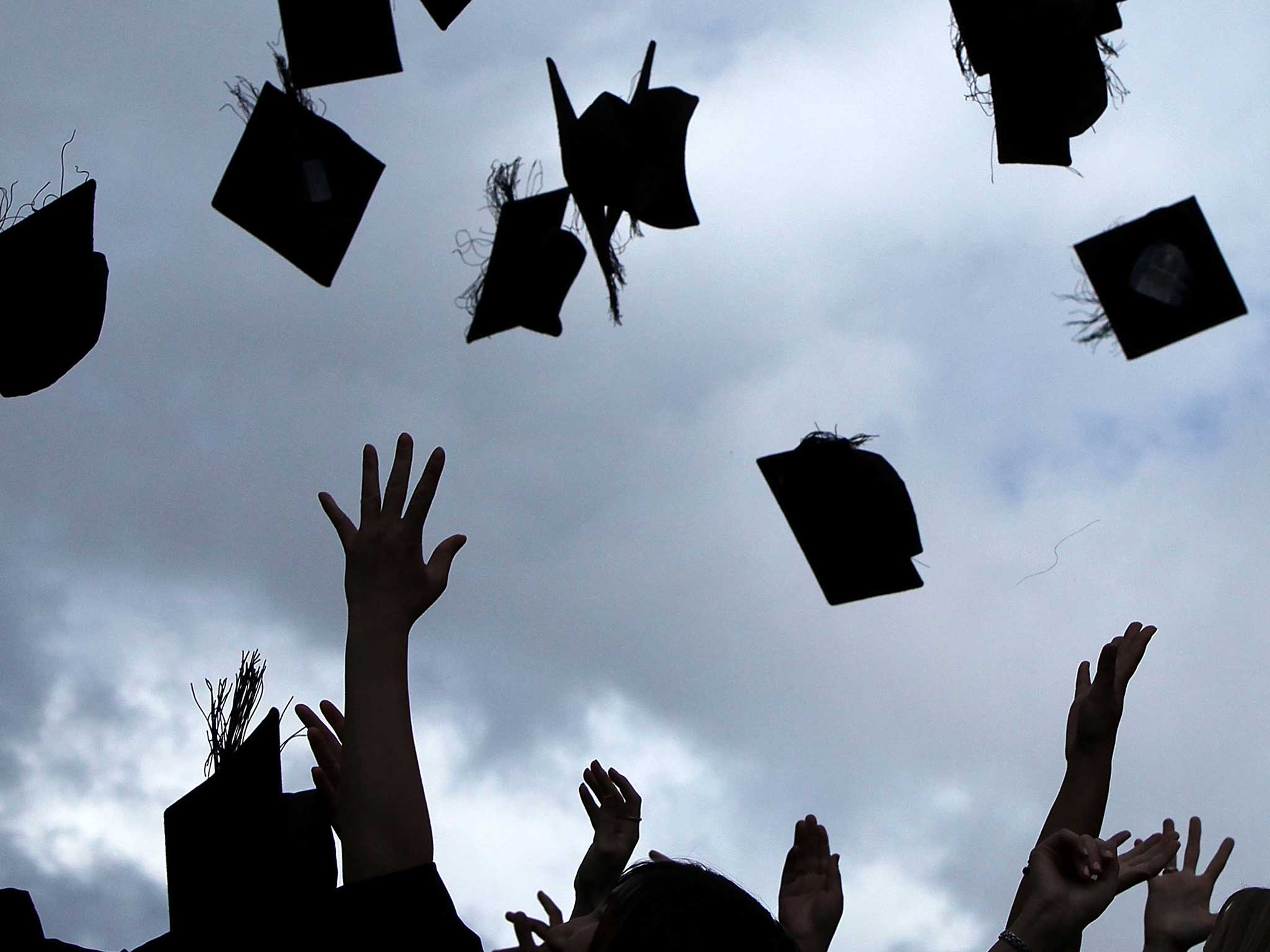 More than 80 per cent of people with university degrees say they are satisfied with their lives