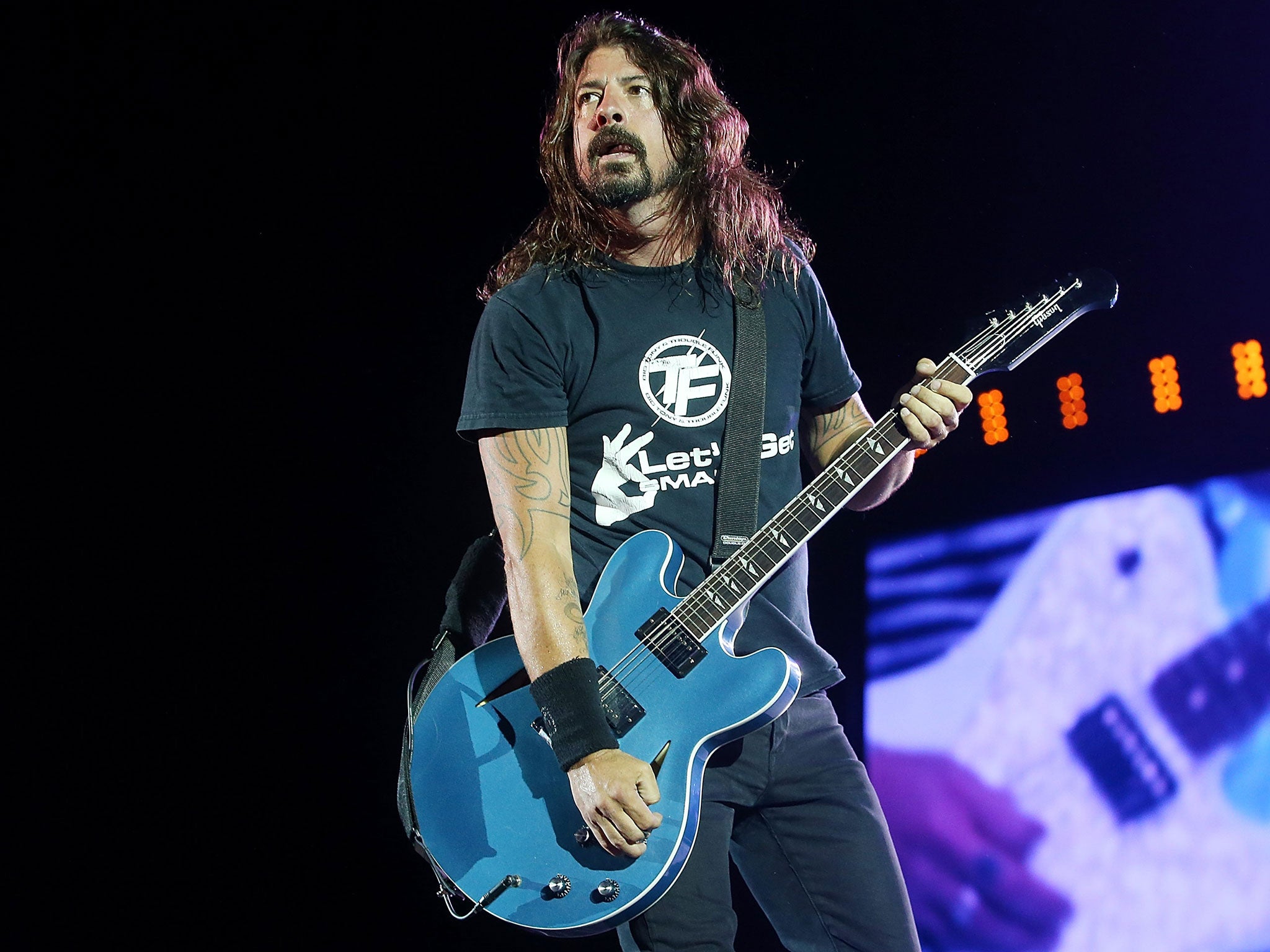 Dave Grohl has made a habit of falling off stages