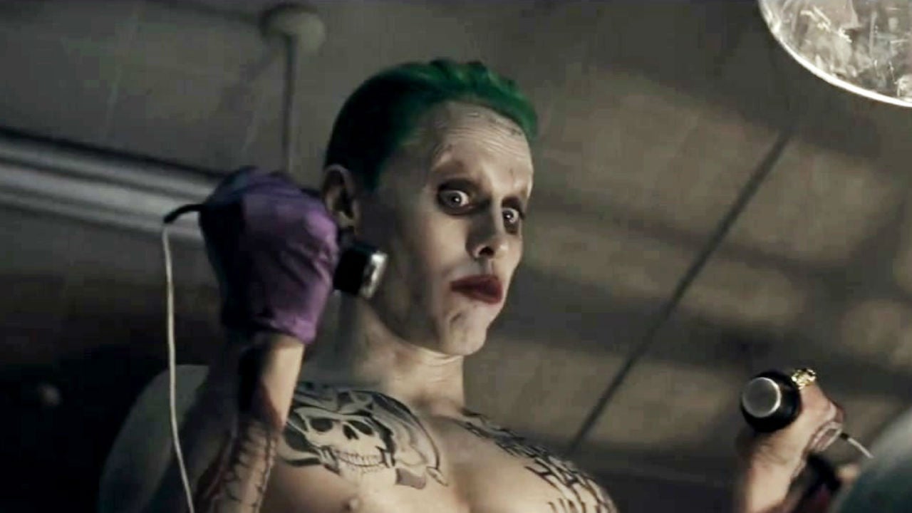 Jared Leto as the Joker in Suicide Squad