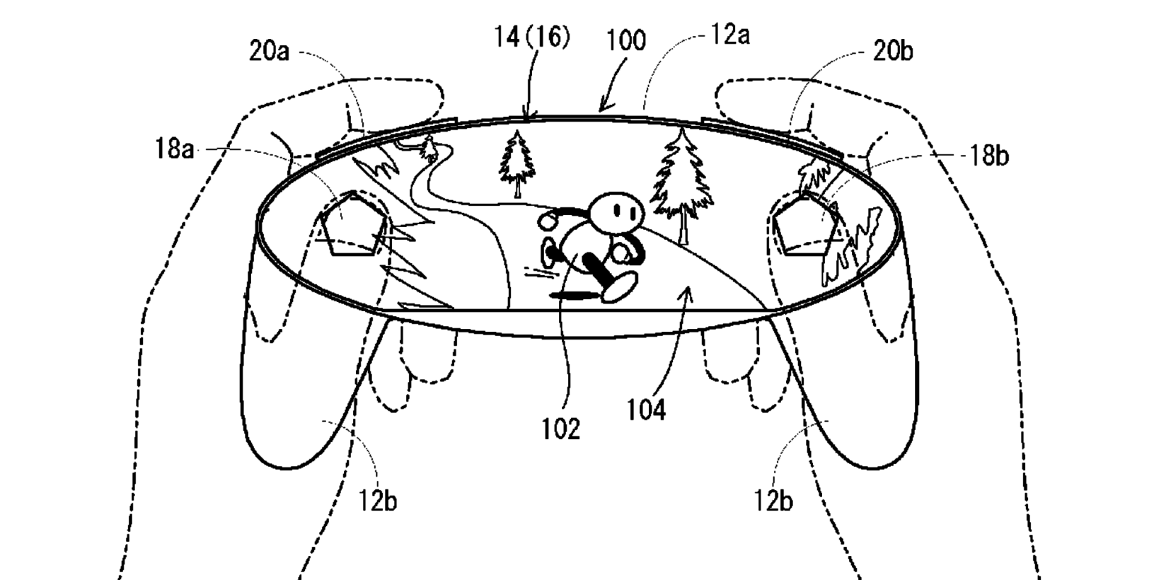 The images resemble the controller depicted in a Nintedo patent from last year