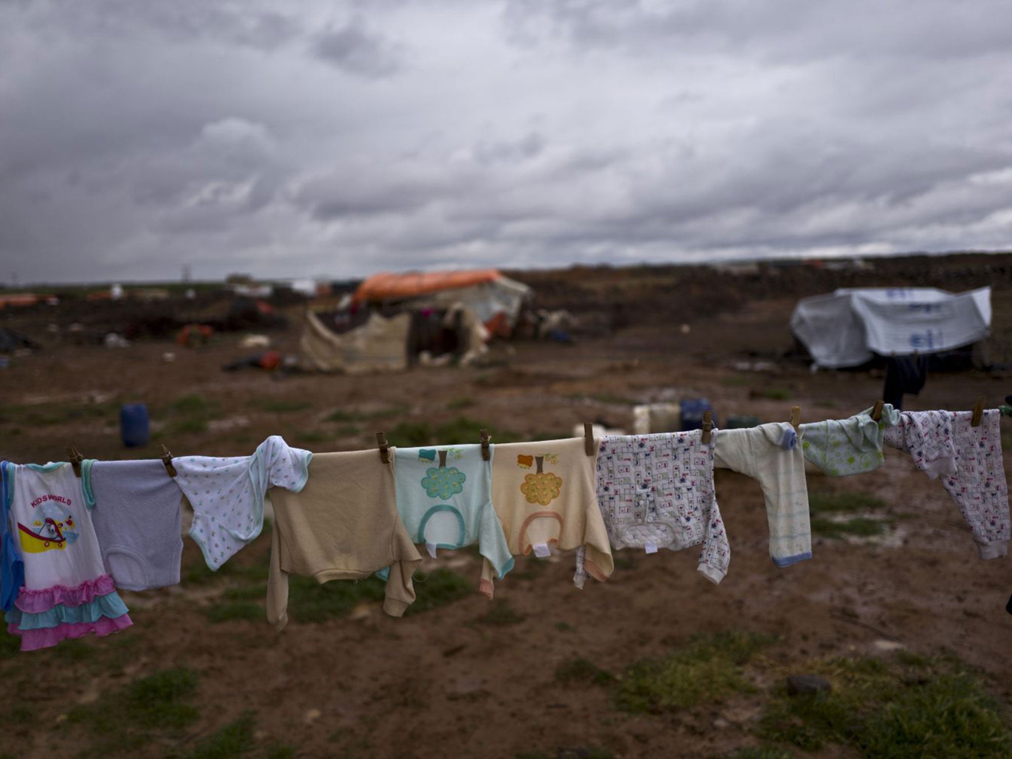 Many thousands of refugees are still languishing in temporary camps close to the Syrian border