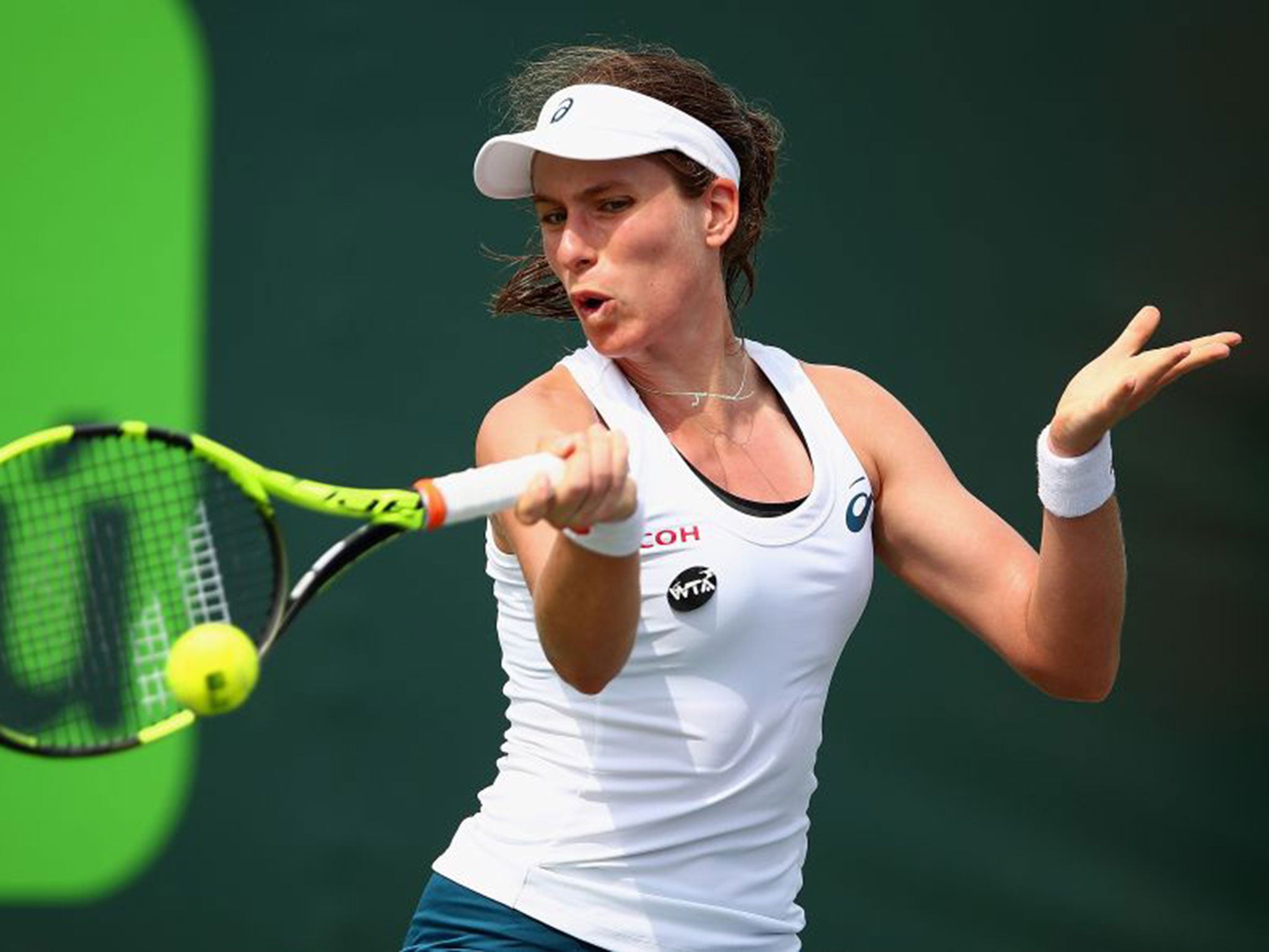 Johanna Konta's victory over Romania’s Monica Niculescu, the 32nd seed, will propel her closer to the top 20