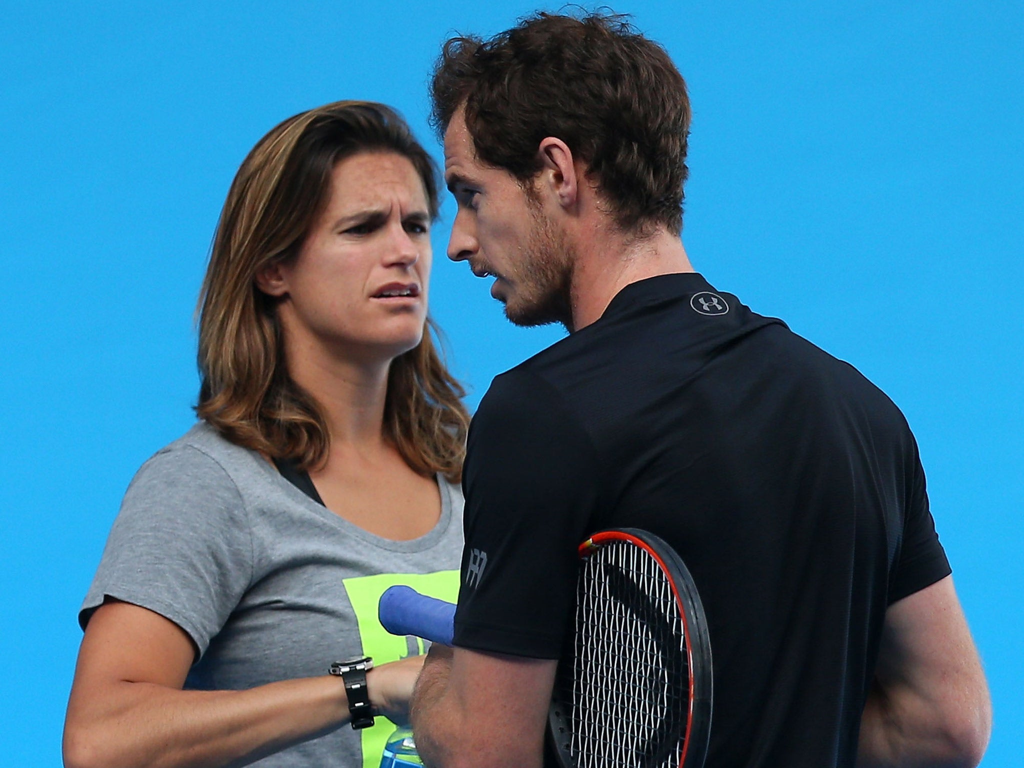 Amelie Mauresmo and Andy Murray