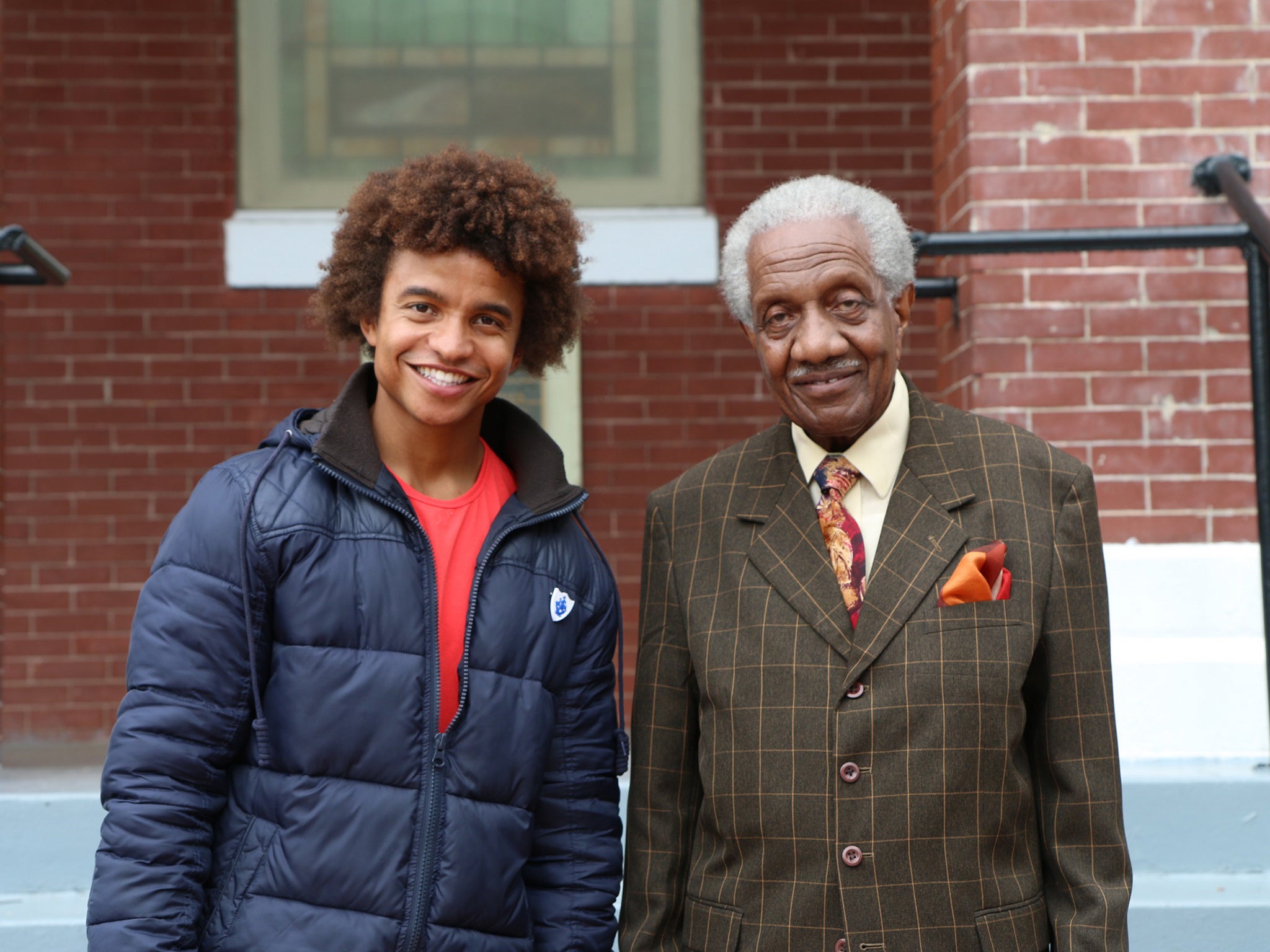 Radzi Chinyanganya and Reverend Fredrick Reese in 'The walk that changed the world'