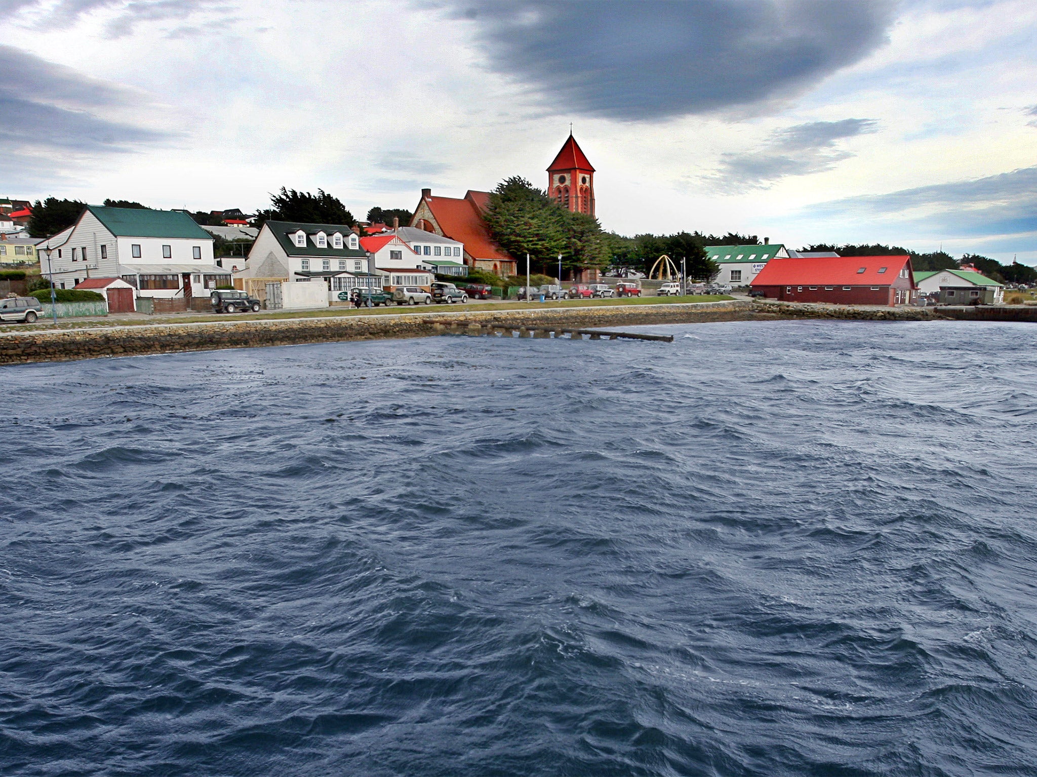 Port Stanley, the capital of the Falkland Islands