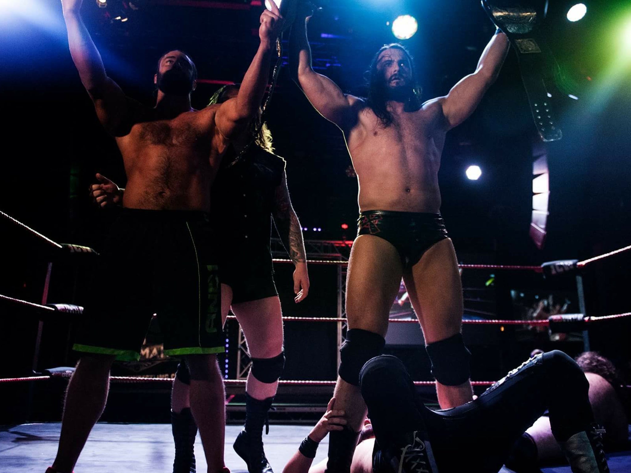 Drew Galloway and his stable rile the London crowd