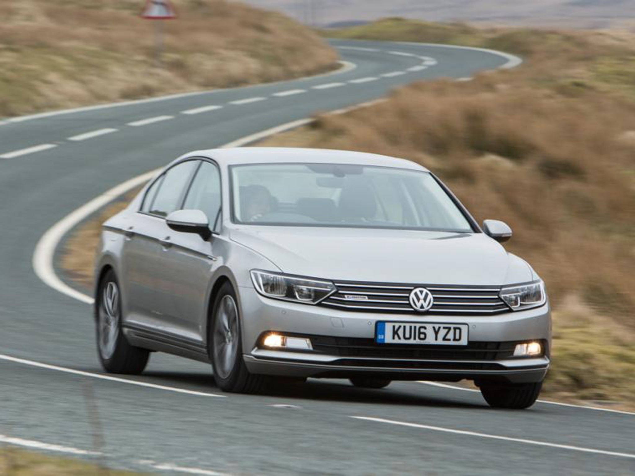 The car's engine is the same as in the standard 1.6-litre TDI Passat