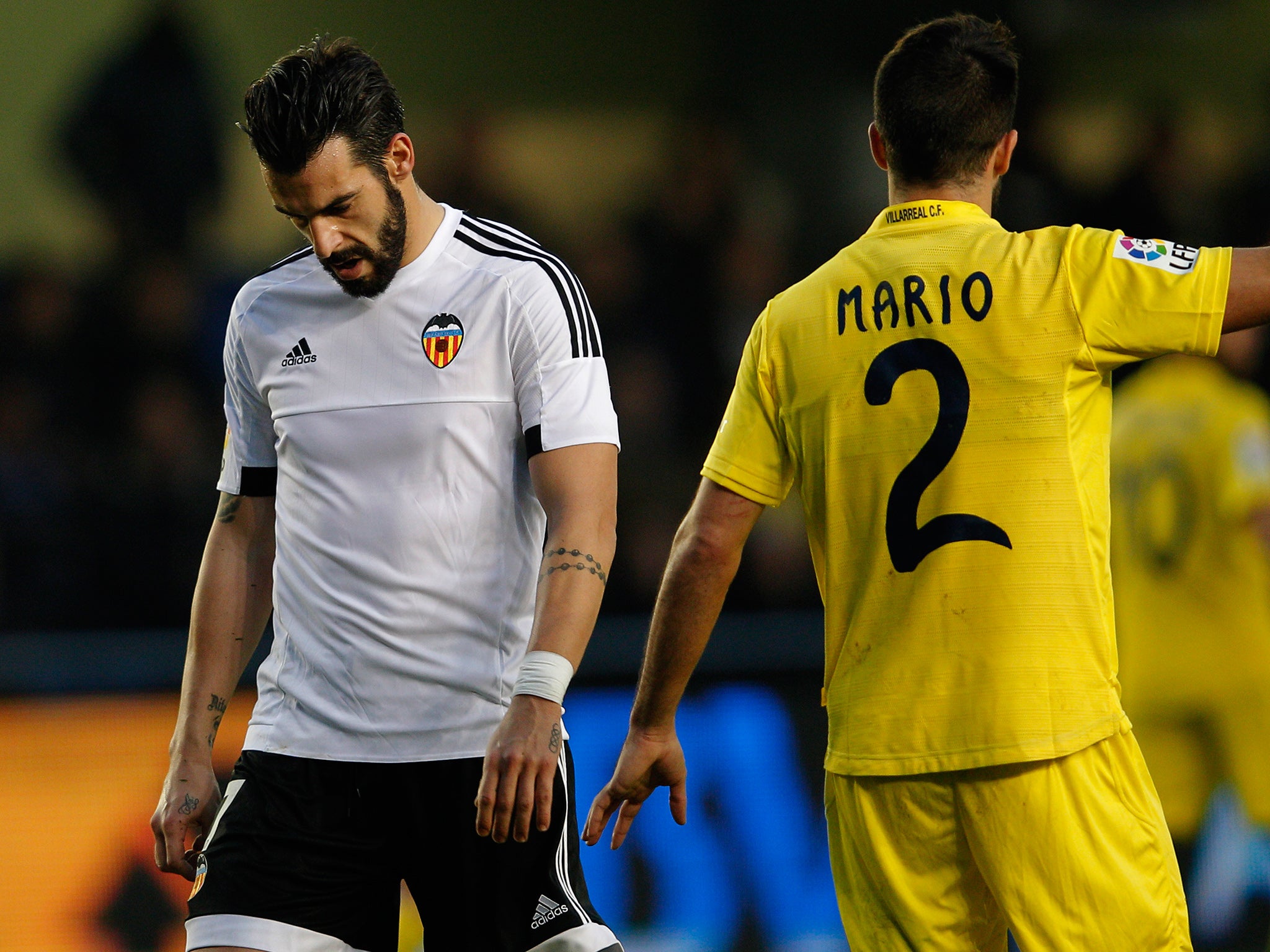 Valencia striker Alvaro Negredo