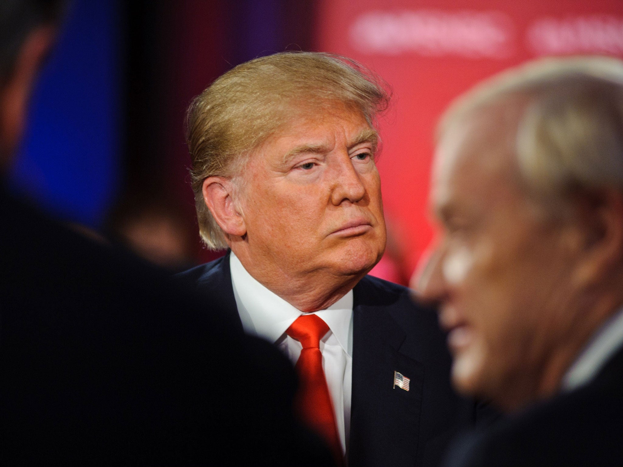 Donald Trump and Chris Matthews during the MSNBC Donald Trump Town Hall on Wednesday, March 30