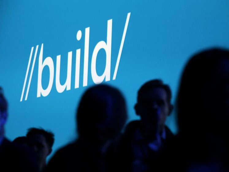 Attendees at the opening event of Microsoft's Build 2016 conference