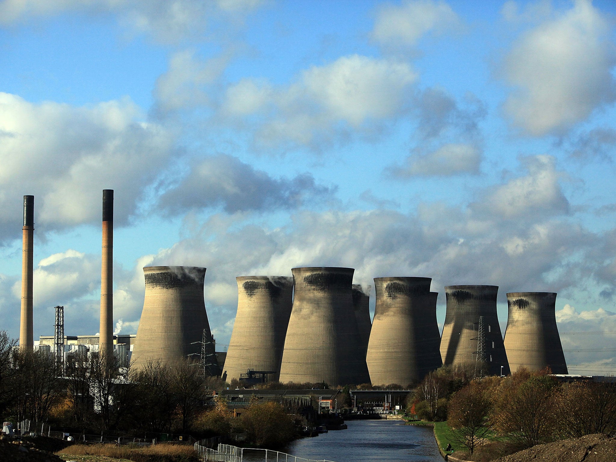 The Ferrybridge coal-fired power plant in Yorkshire closed after 50 years