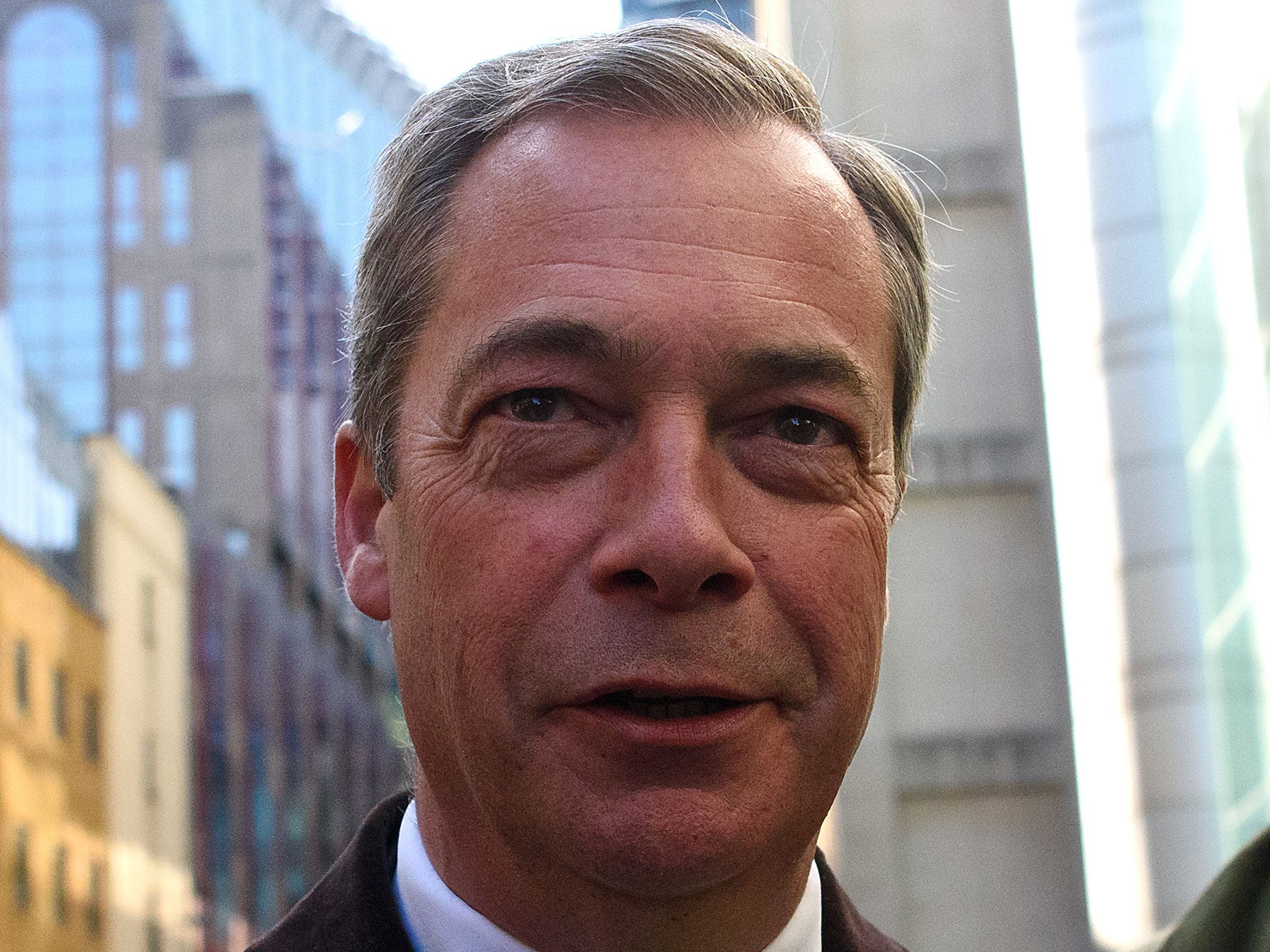 Ukip leader Nigel Farage