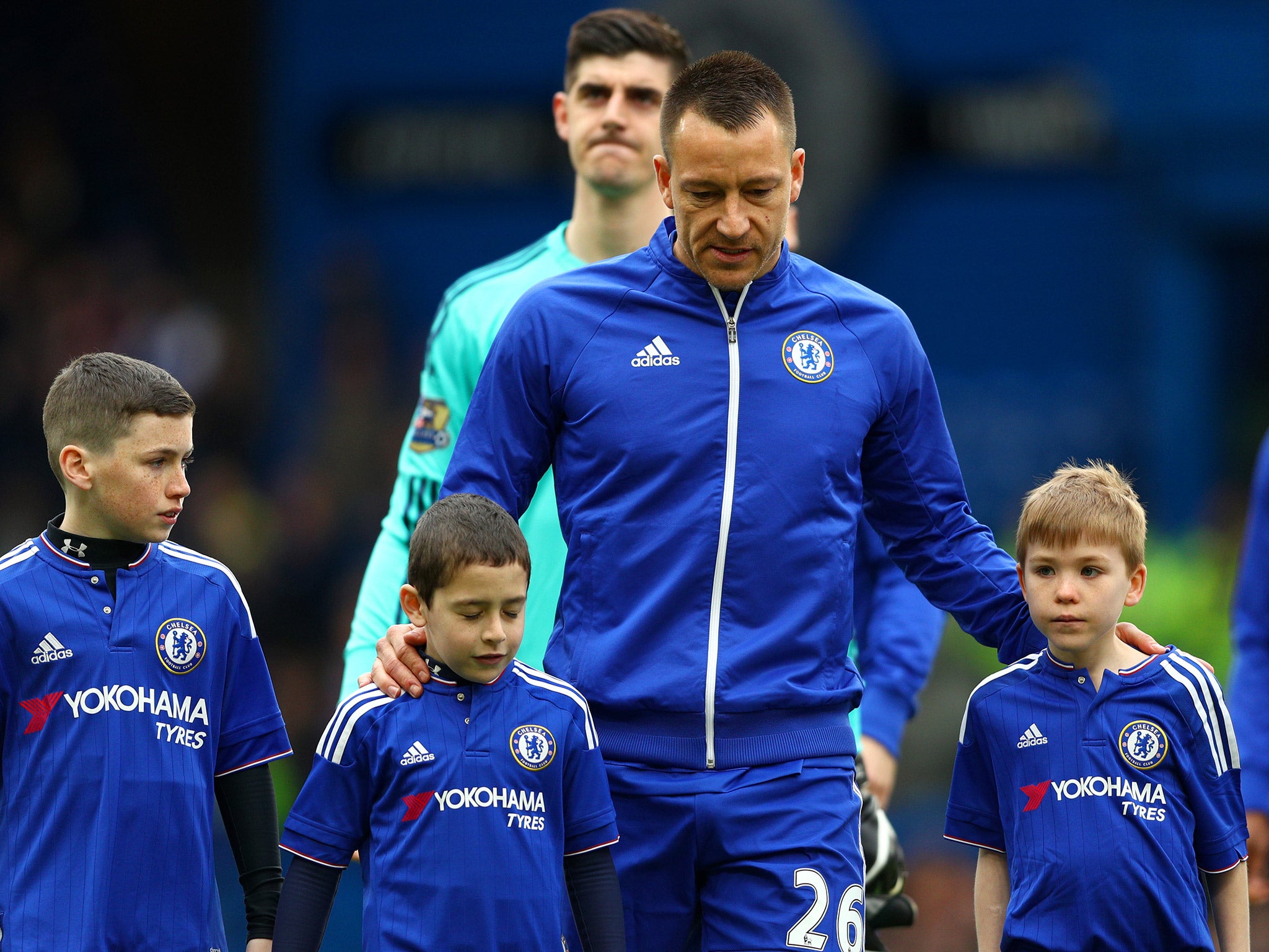 Chelsea captain John Terry leads out his side (Getty)