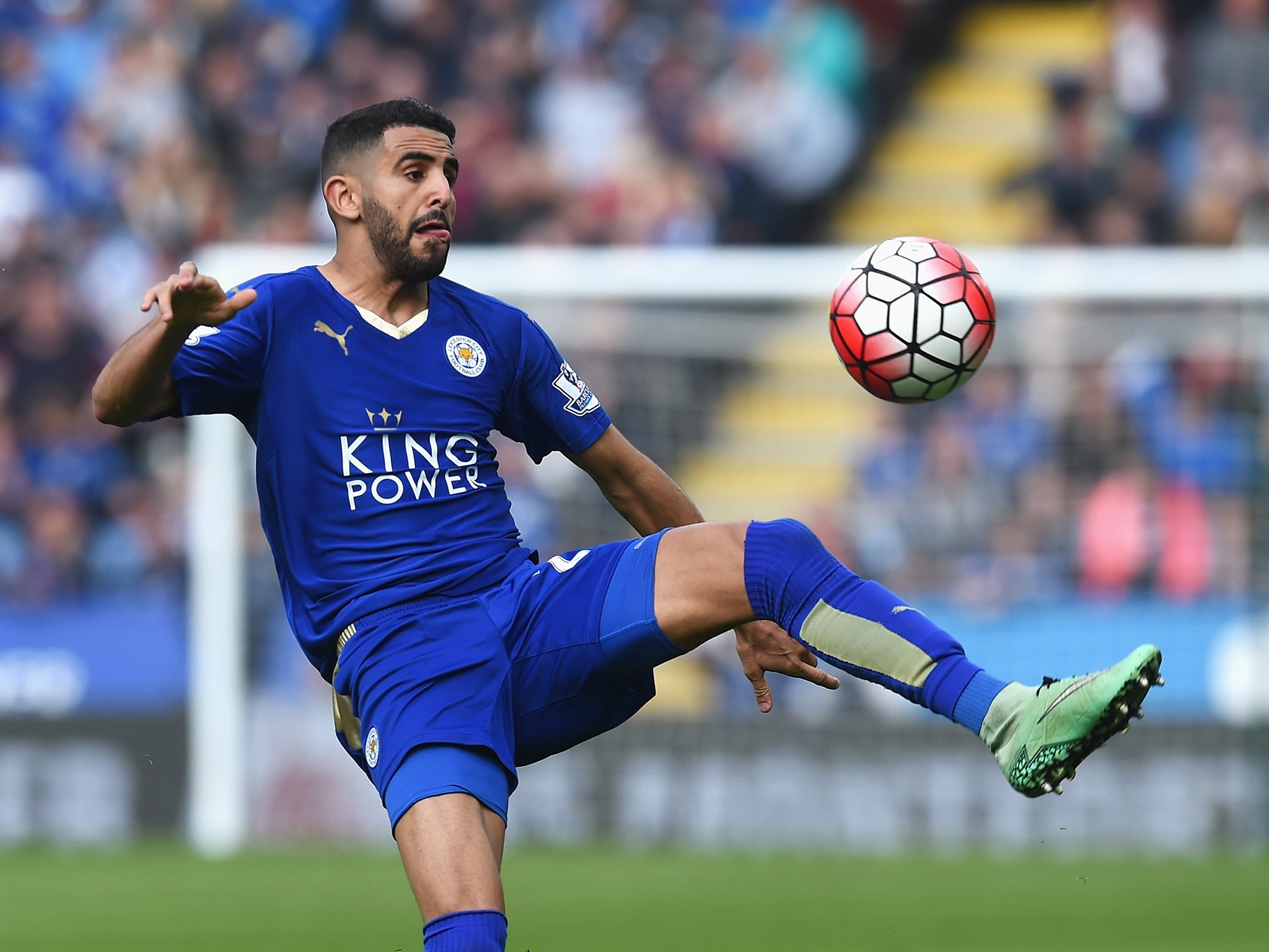 Riyad Mahrez - one of Leicester's 'big three' as Gary Lineker describes him, Vardy and Kante