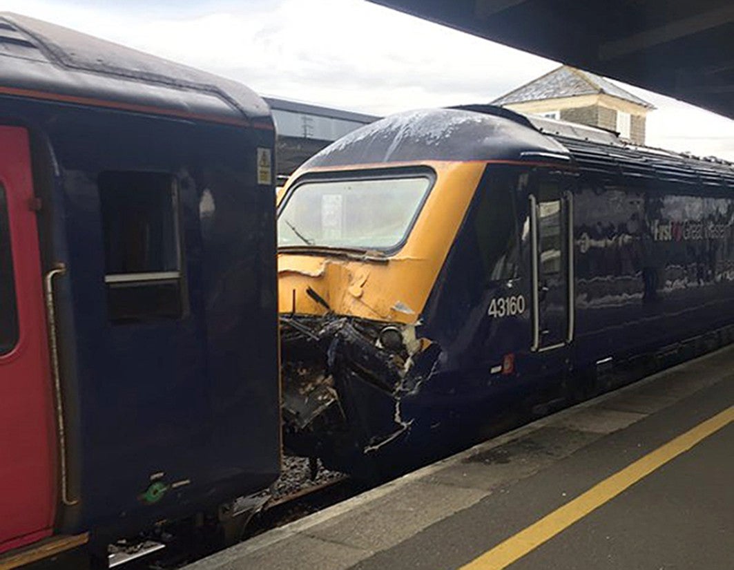 Passengers standing to leave the train heard a “huge bang”. Dominic Parnell/PA Wire