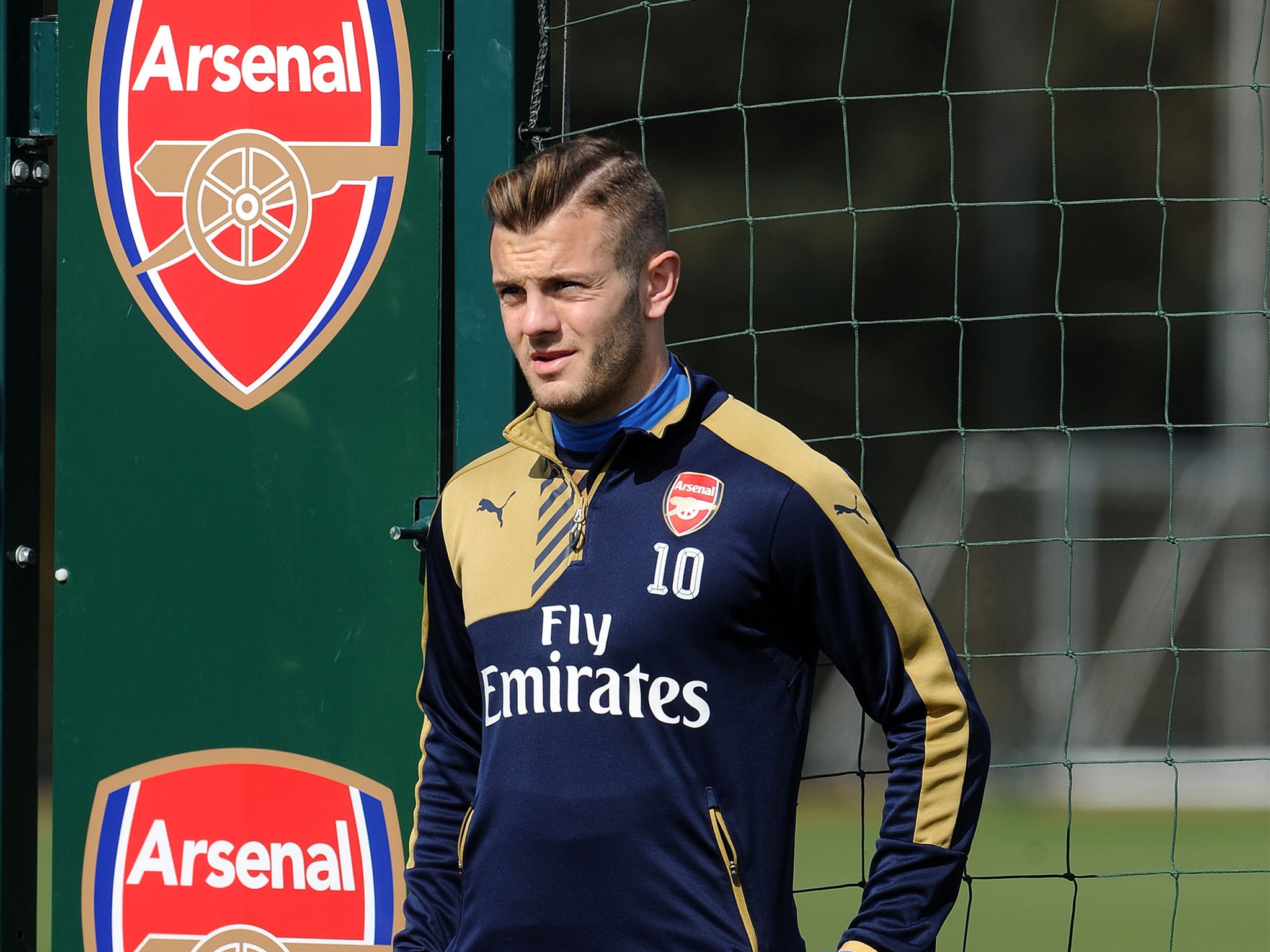 Arsenal midfielder Jack Wilshere