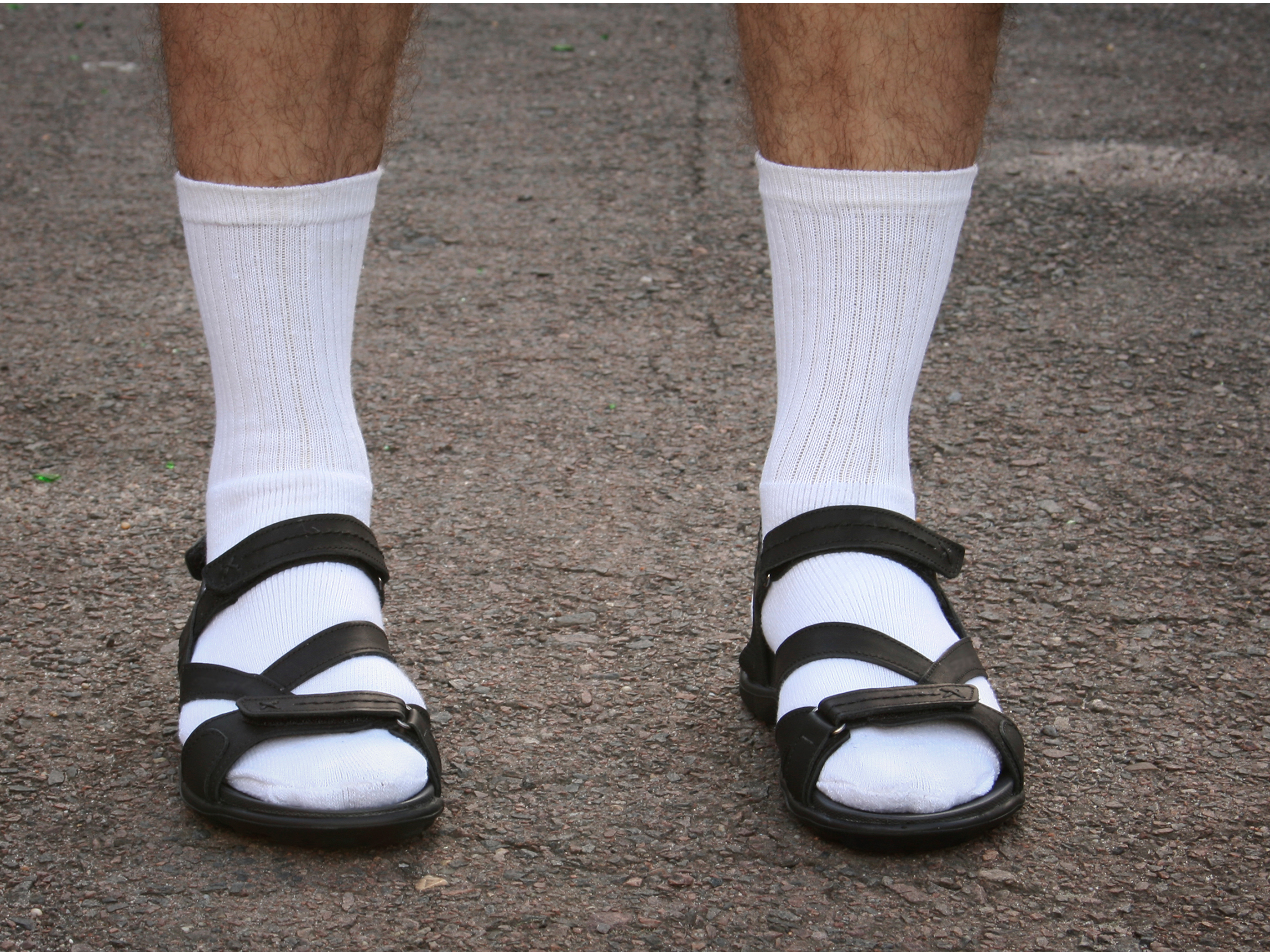 Socks and sandals are never a good look. In fact, we named them one of the 11 deadly sins of men's style for that very reason