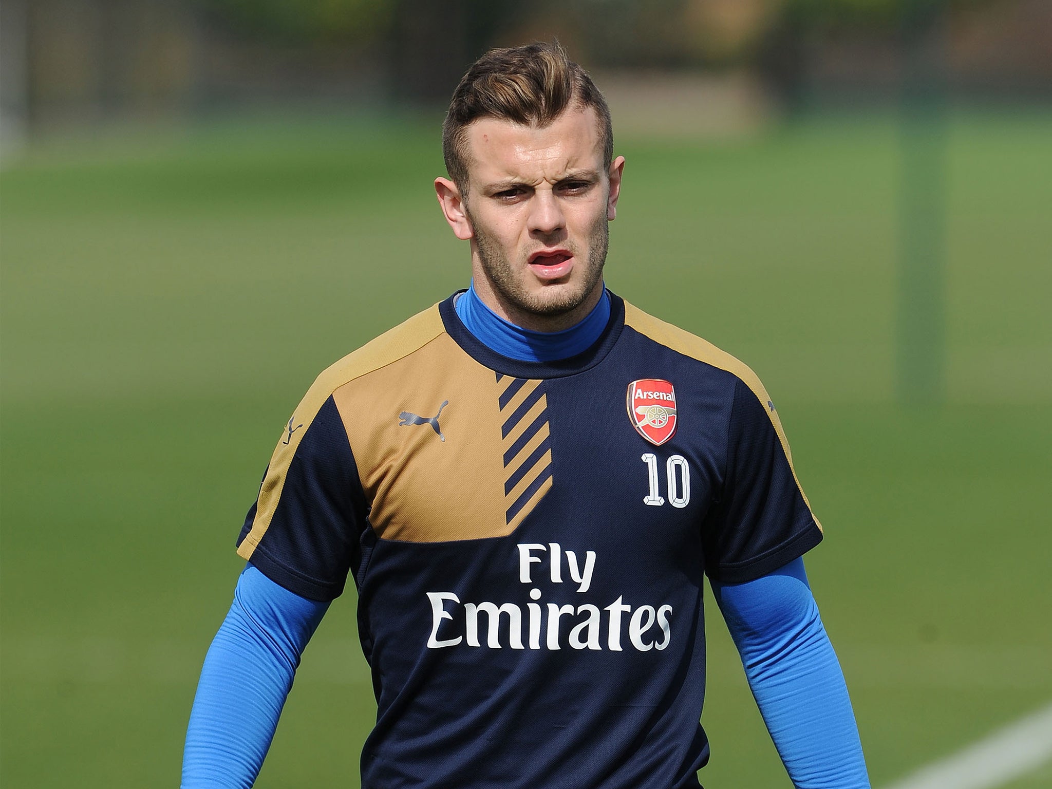 Arsenal midfielder Jack Wilshere