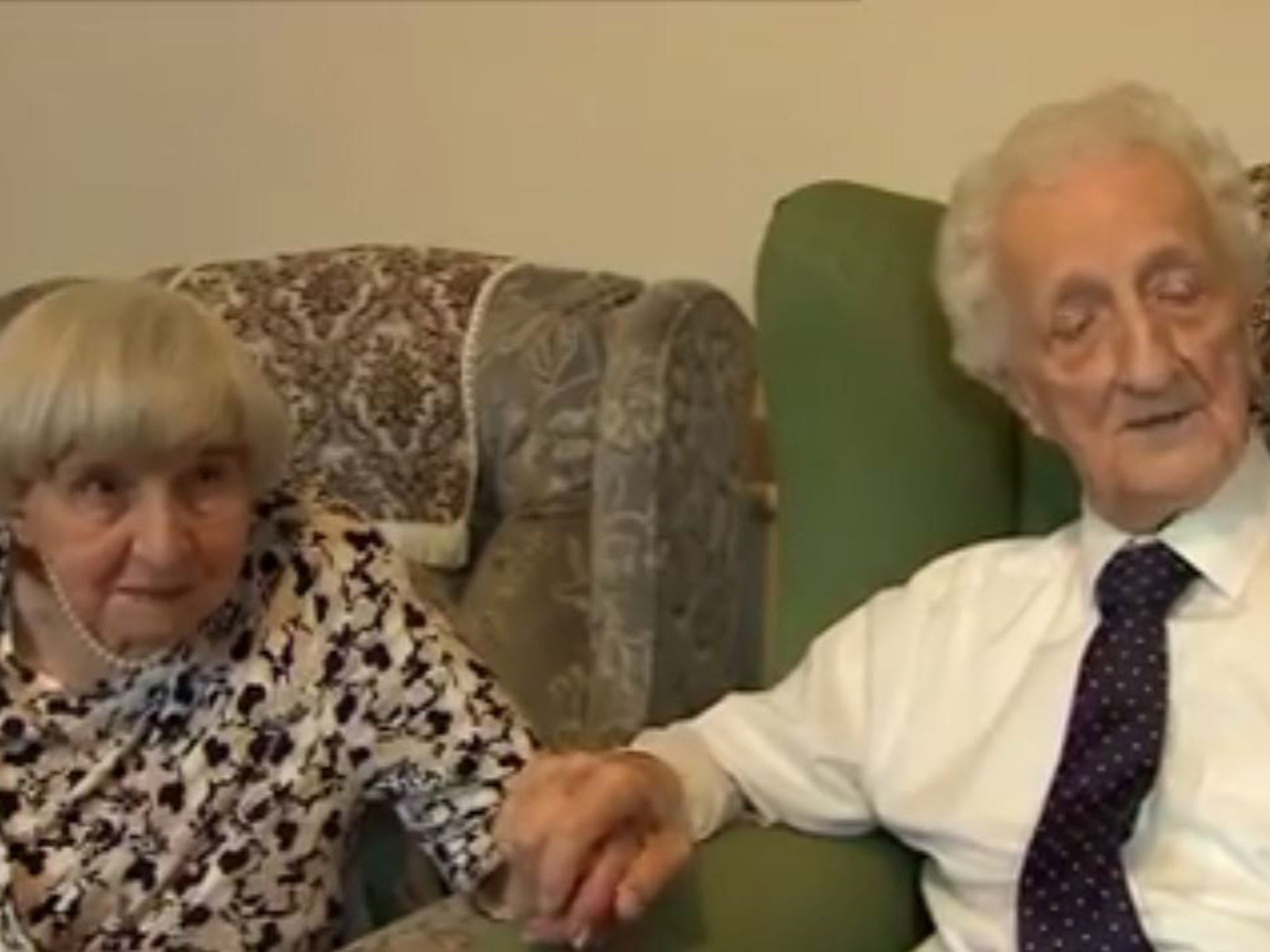 Nora Jackson and Roy Vickerman reunited after 70 years apart