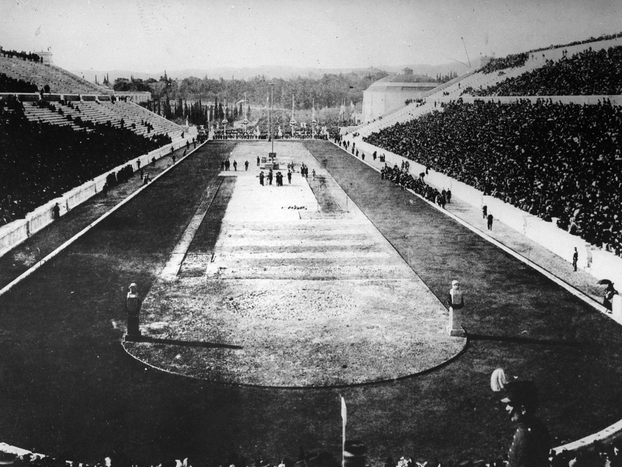 The first tournament in the Panathenaic Stadium in Athens in 1896