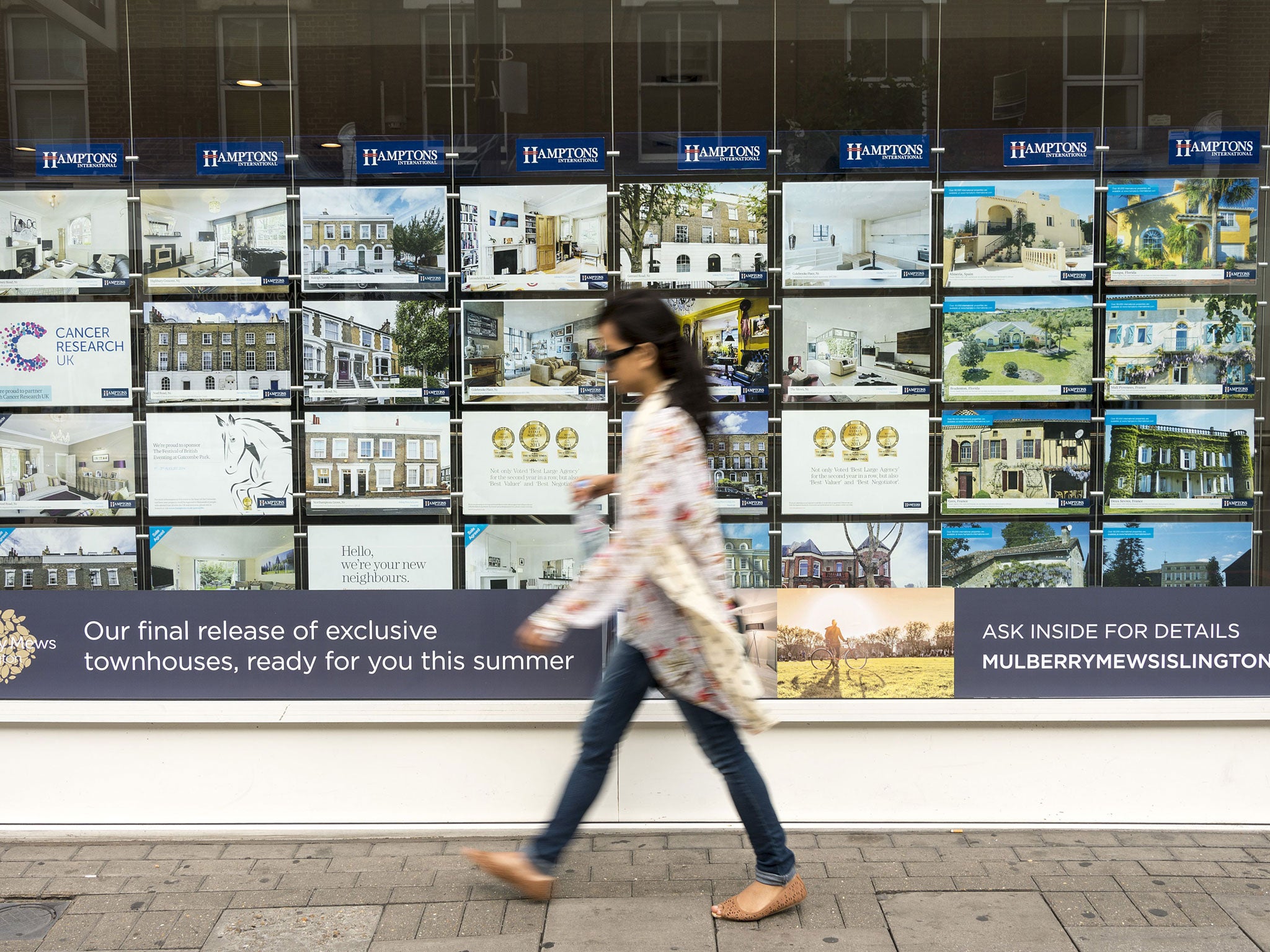 More than a quarter of London boroughs do not have a single property for sale less than the average UK house price