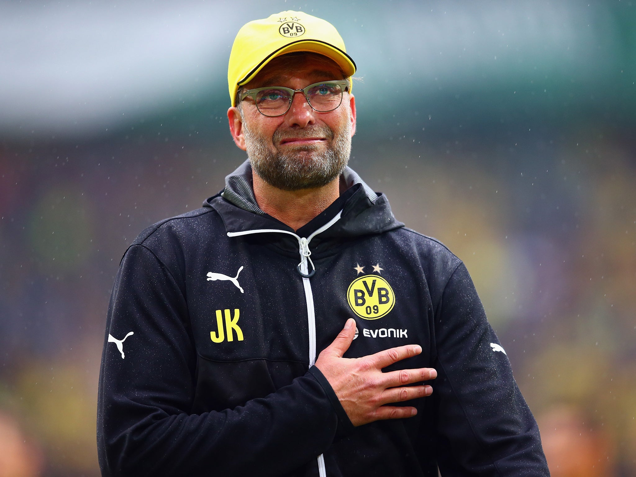 Klopp said goodbye to Dortmund at the end of last season