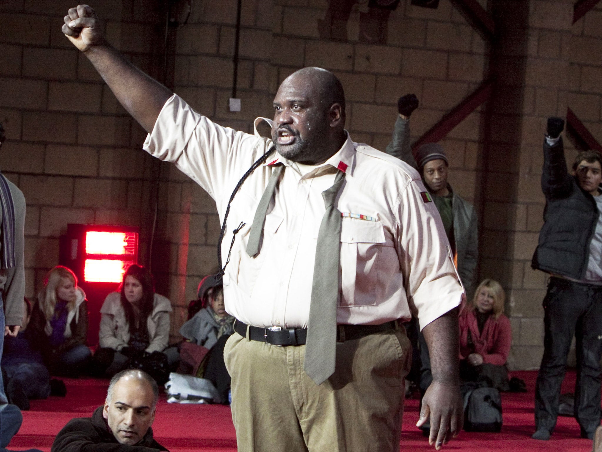 Ronald Samm as Otello during a 2009 production by the Birmingham Opera Company