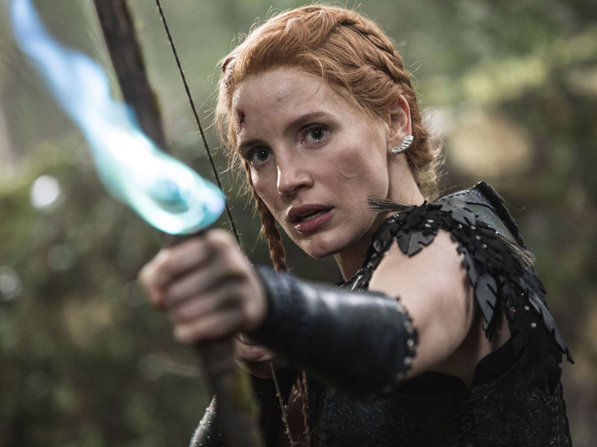 Impressively buffed up: Jessica Chastain plays Sara, The Warrior © Universal Pictures