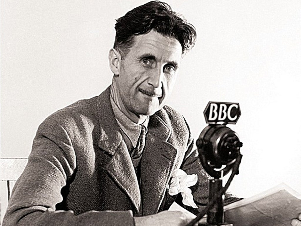 Orwell worked for the BBC during the Second World War despite once describing it as being ‘halfway between a girls’ school and a lunatic asylum’