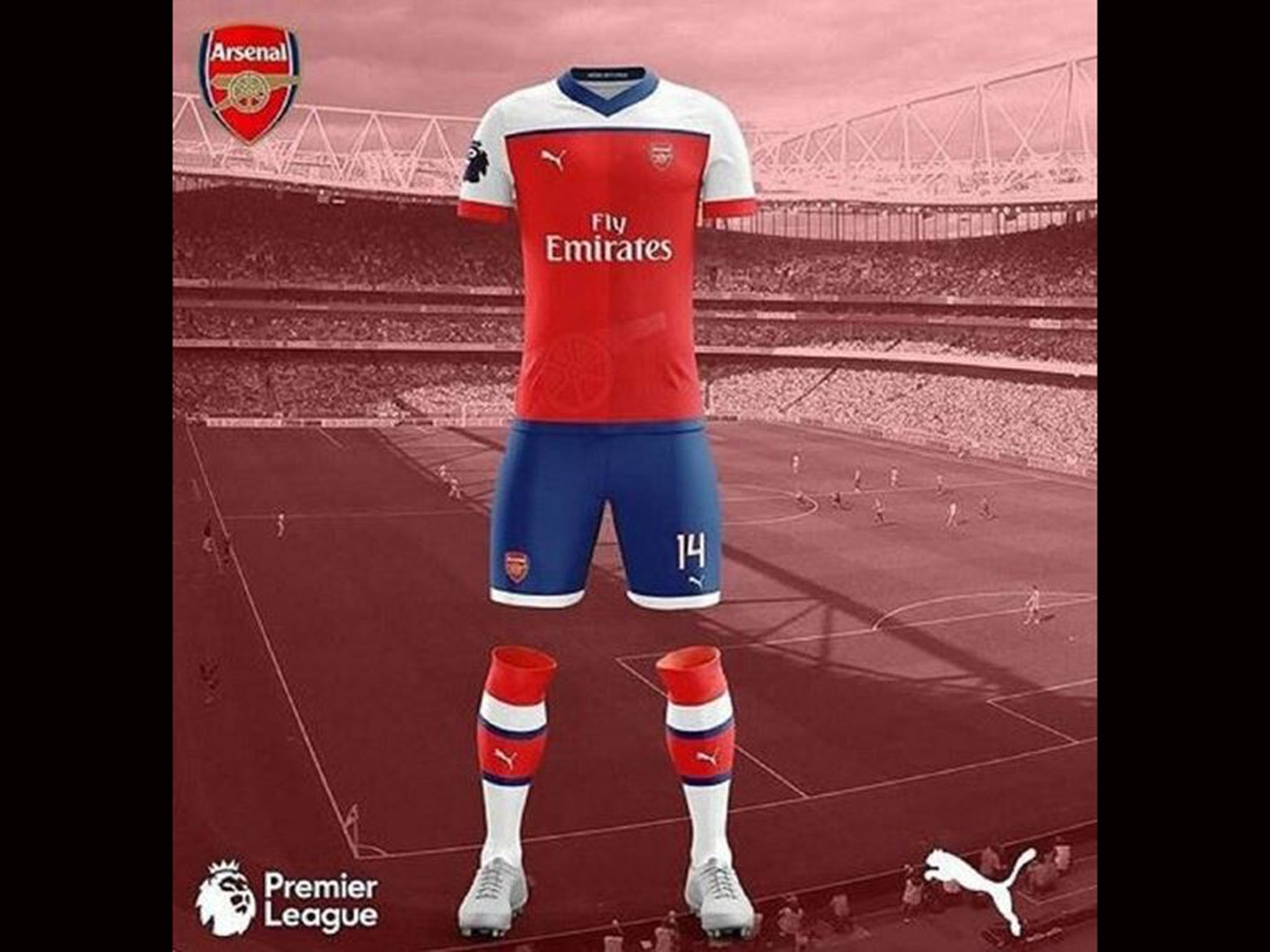 The Arsenal kit has been met with a negative reaction