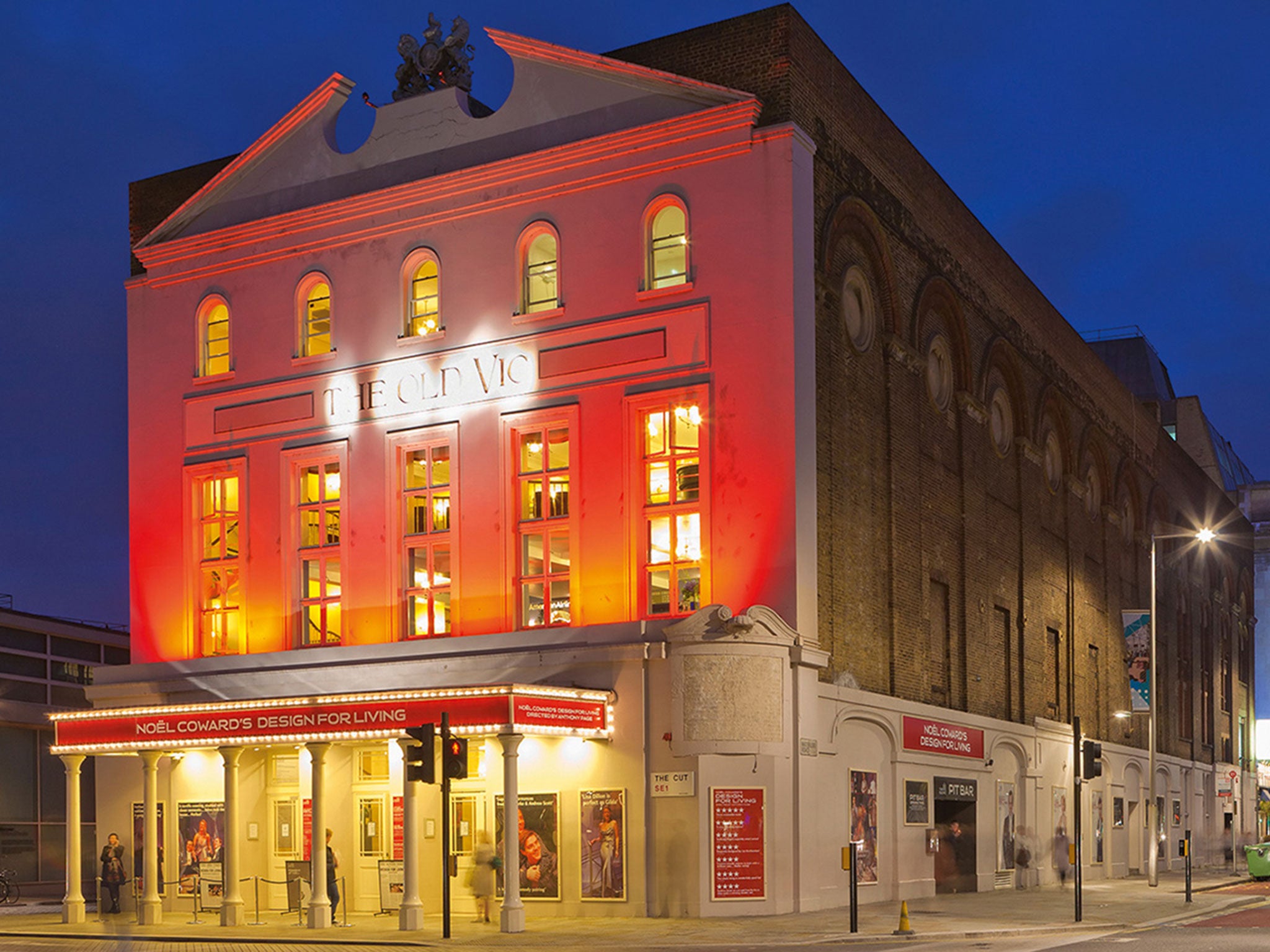 The Old Vic Theatre, between Waterloo and Southwark stations