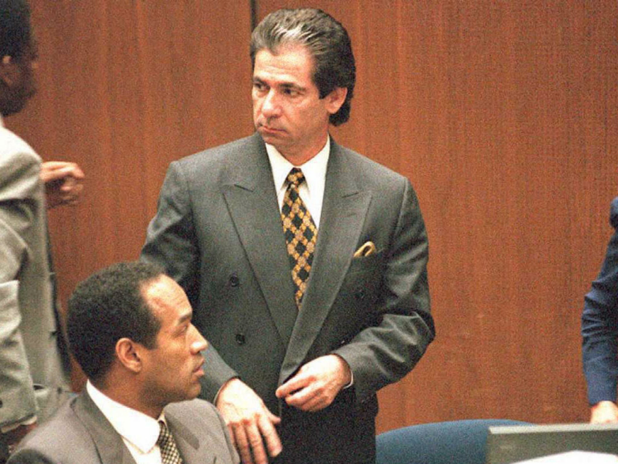 Robert Kardashian and OJ Simpson