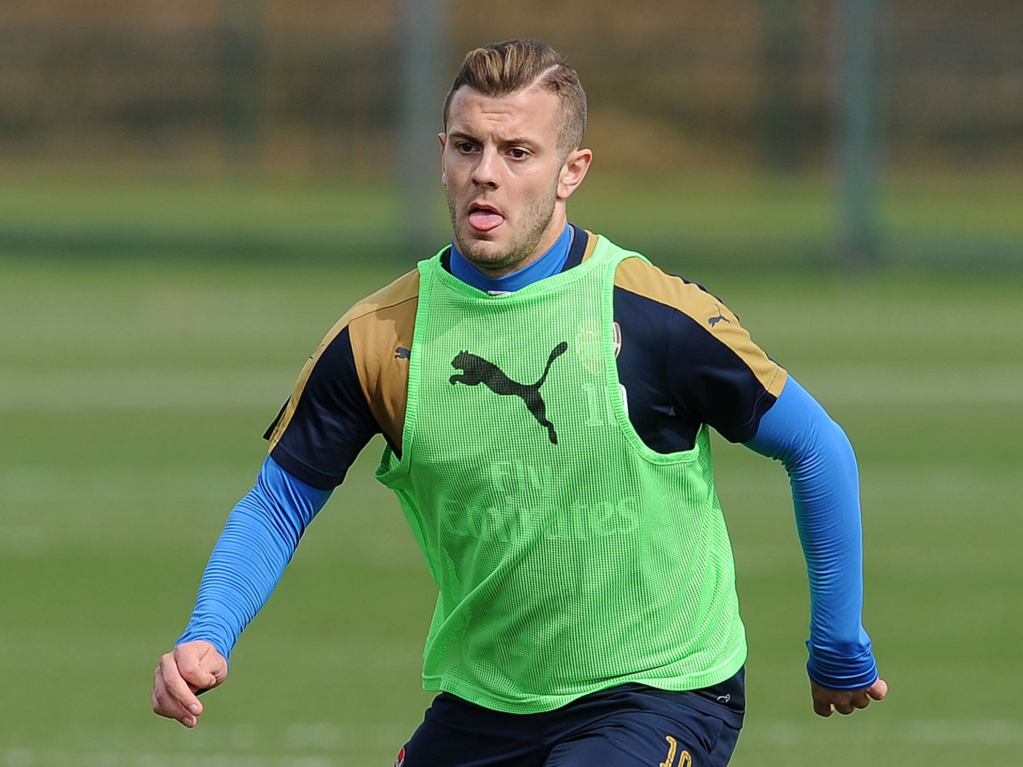 Arsenal midfielder Jack Wilshere