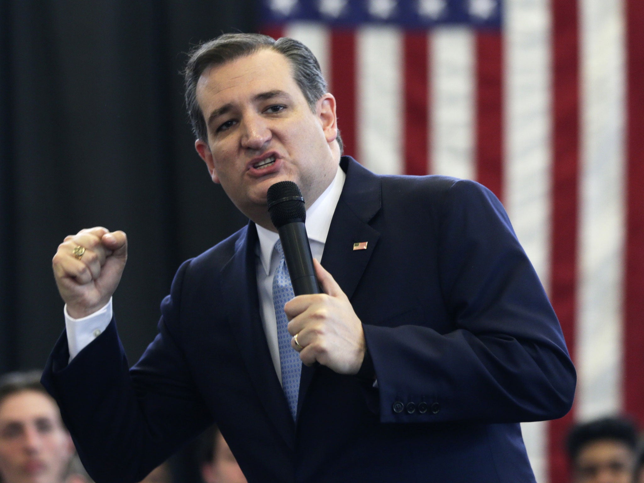 Mr Cruz said stopping men from 'going to the bathroom with little girls' is 'perfectly reasonable'