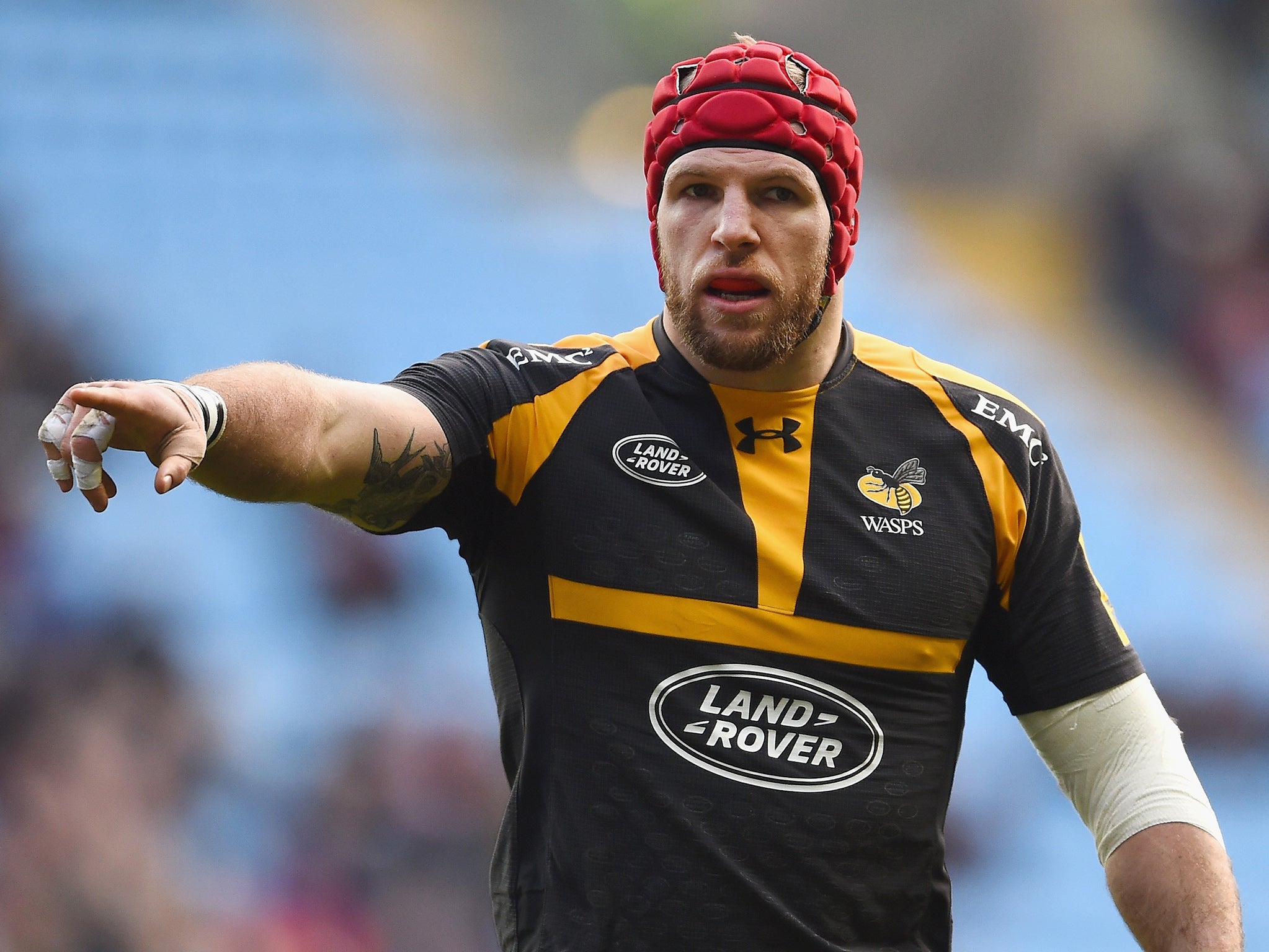 James Haskell in action for Wasps