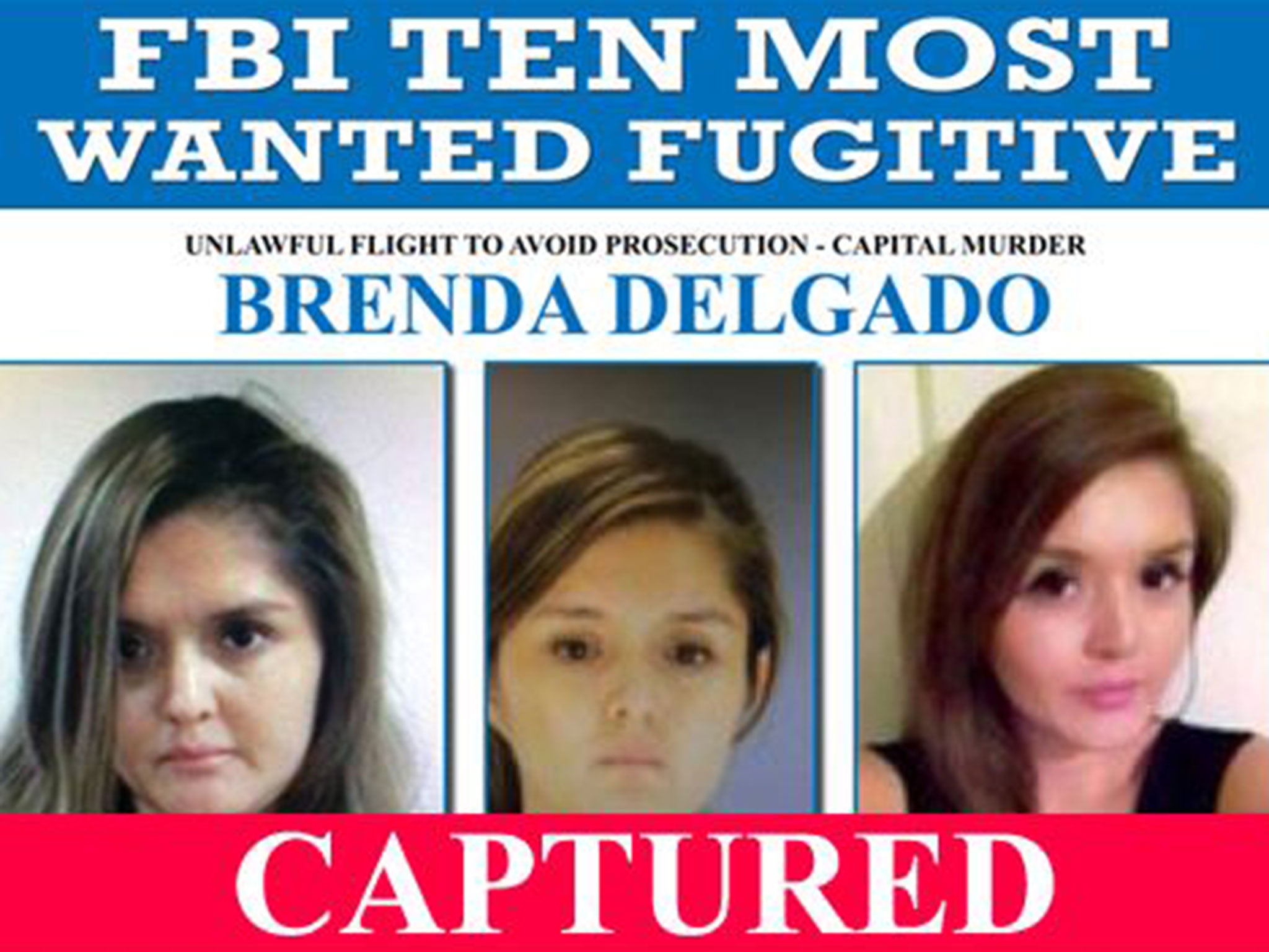 Brenda Delgado was the ninth woman placed on the FBI's 10 Most Wanted Fugitives list since it was created in 1950