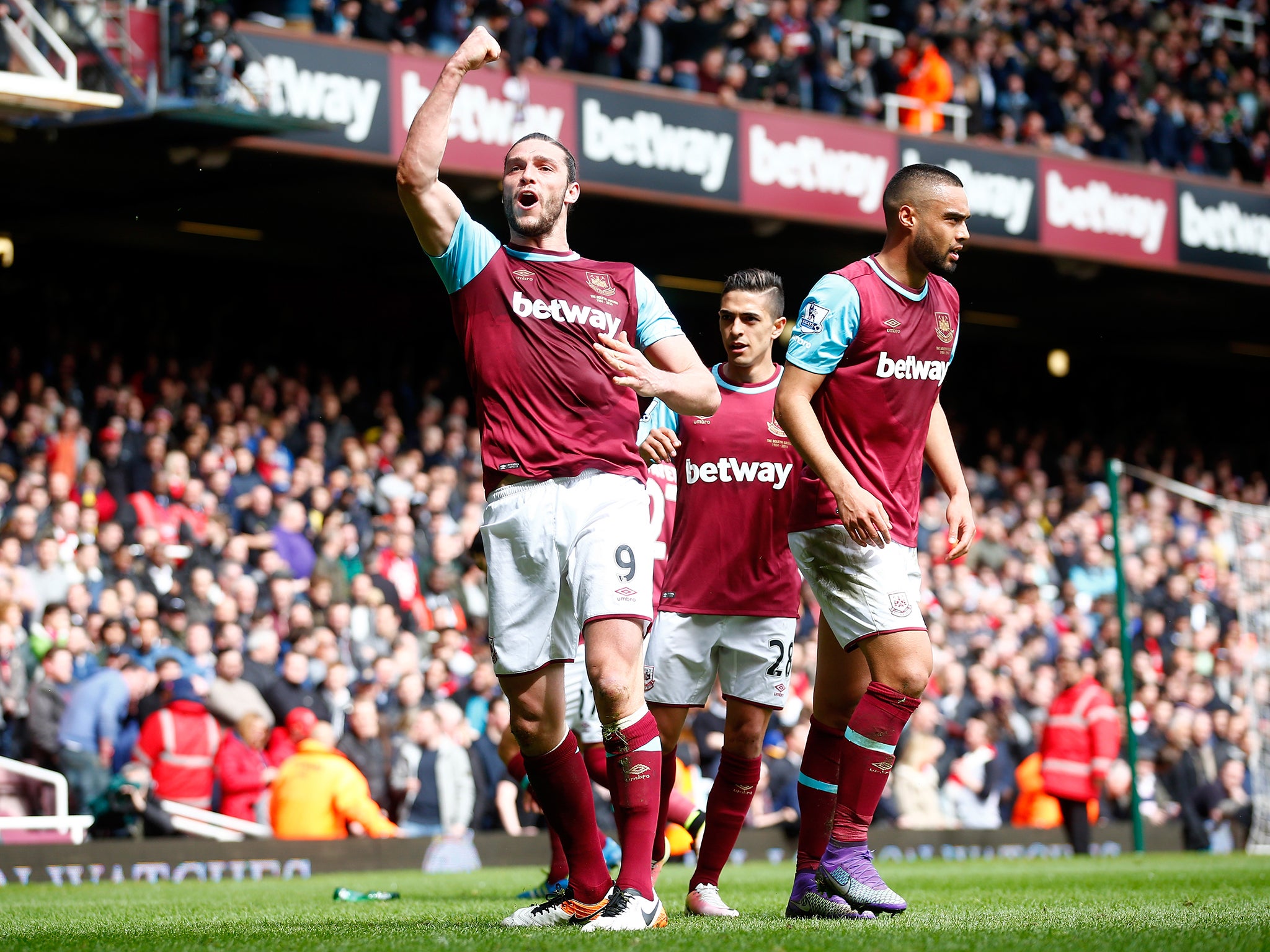 Andy Carroll's hat-trick was clearly not enough to impress Hodgson (Getty)