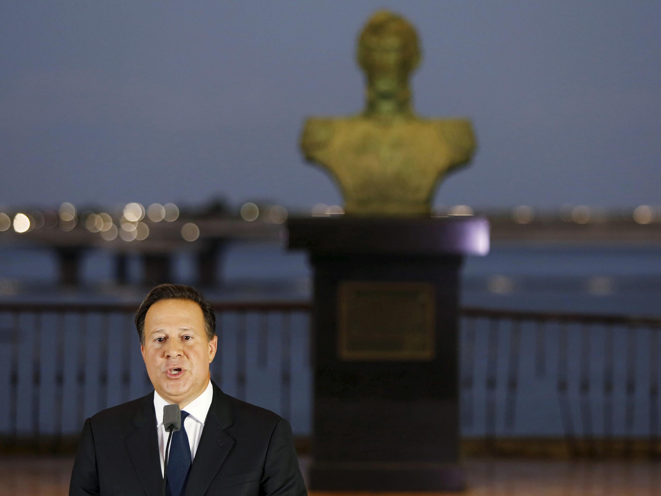 Panama President Juan Carlos Varela