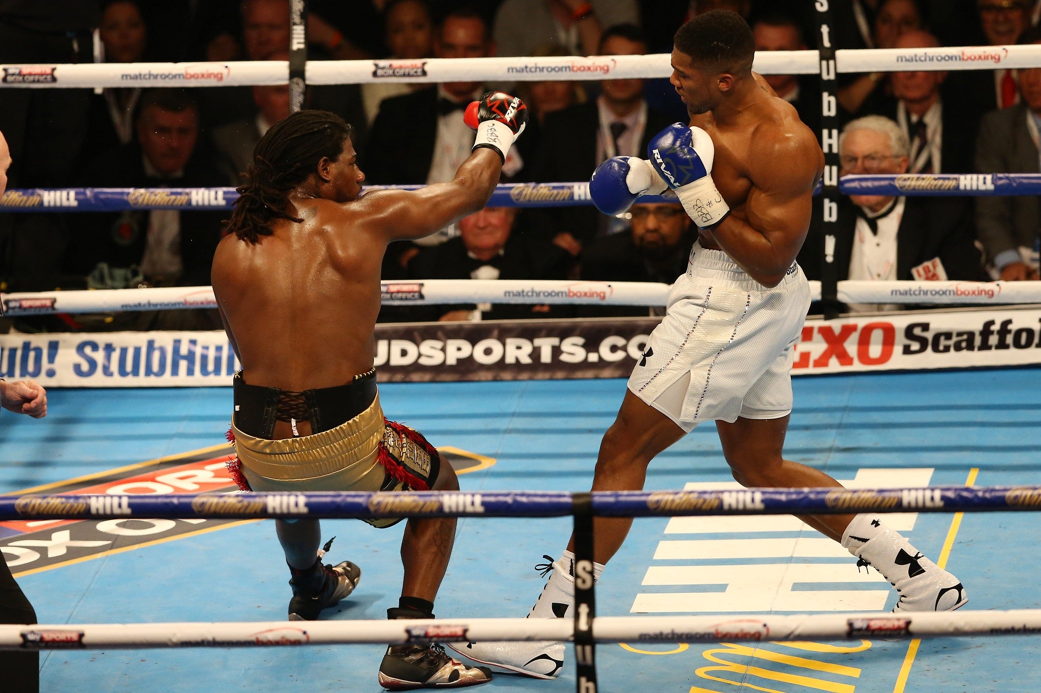 Anthony Joshua demolished Charles Martin in two rounds (Getty)