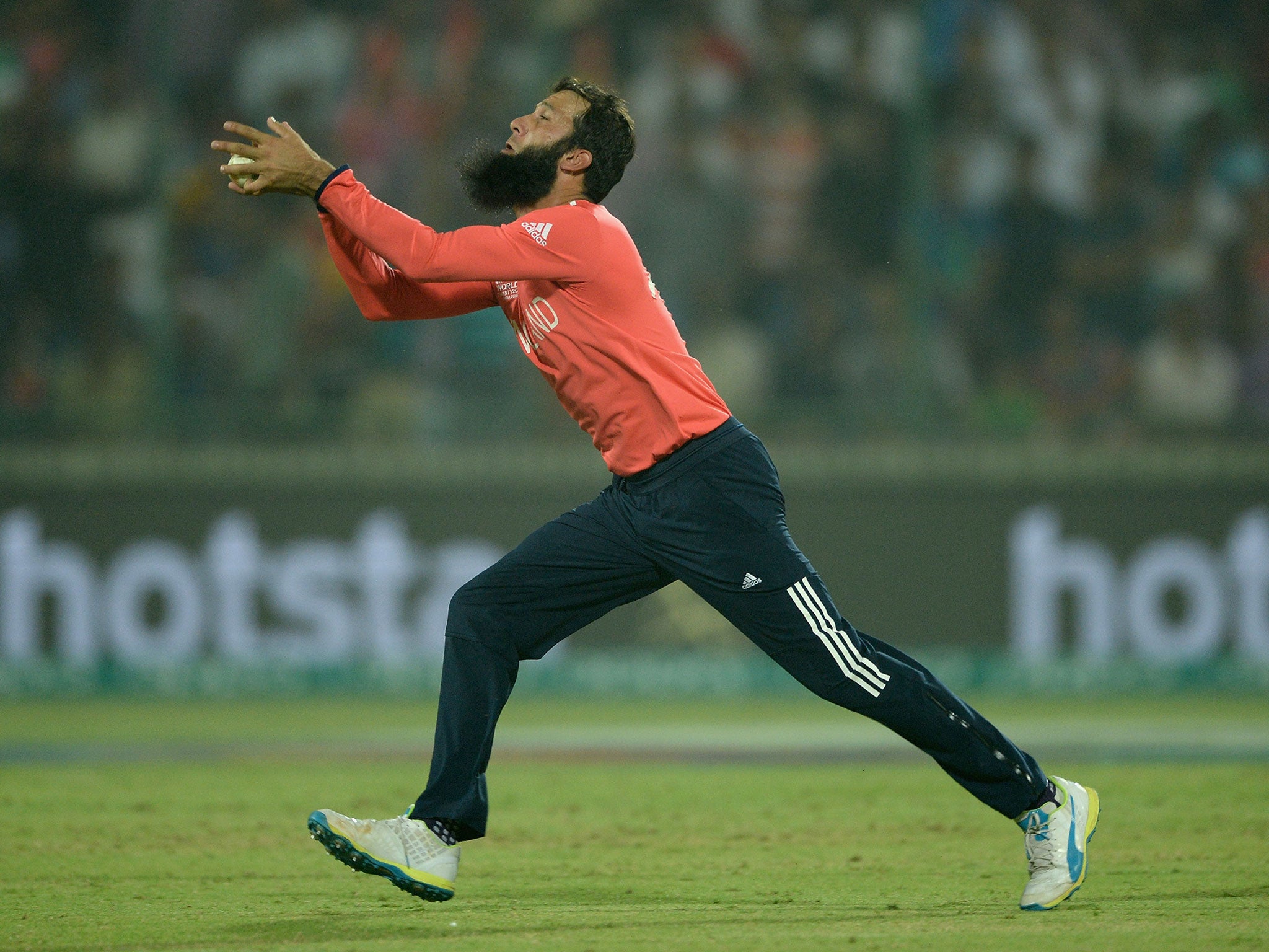 England cricketer Moeen Ali during the ICC World Twenty20 2016 semi-final