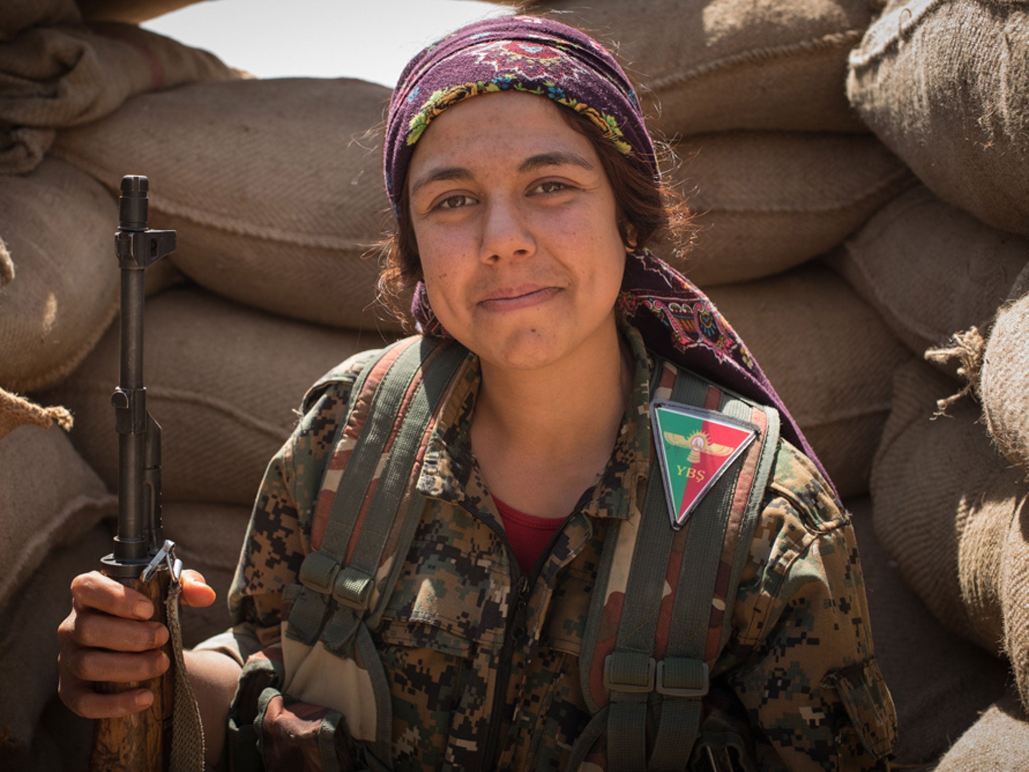 Denis said for Kurdish women who grow up with "Apo's" ideology becoming a fighter is usual. "We never played princesses as little girls," the 30-year-old joked