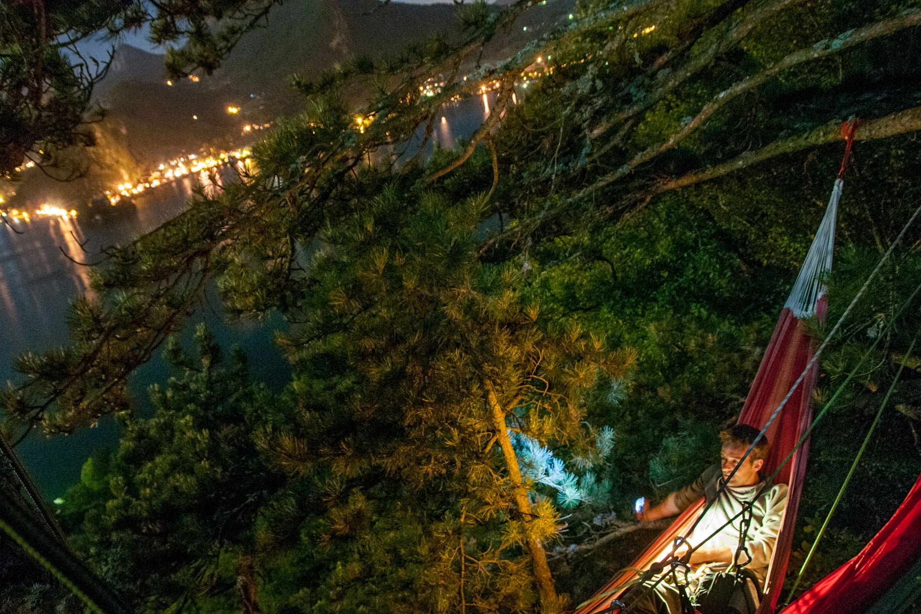 Sleep in a hammock in Champagny en Vanoise National Park