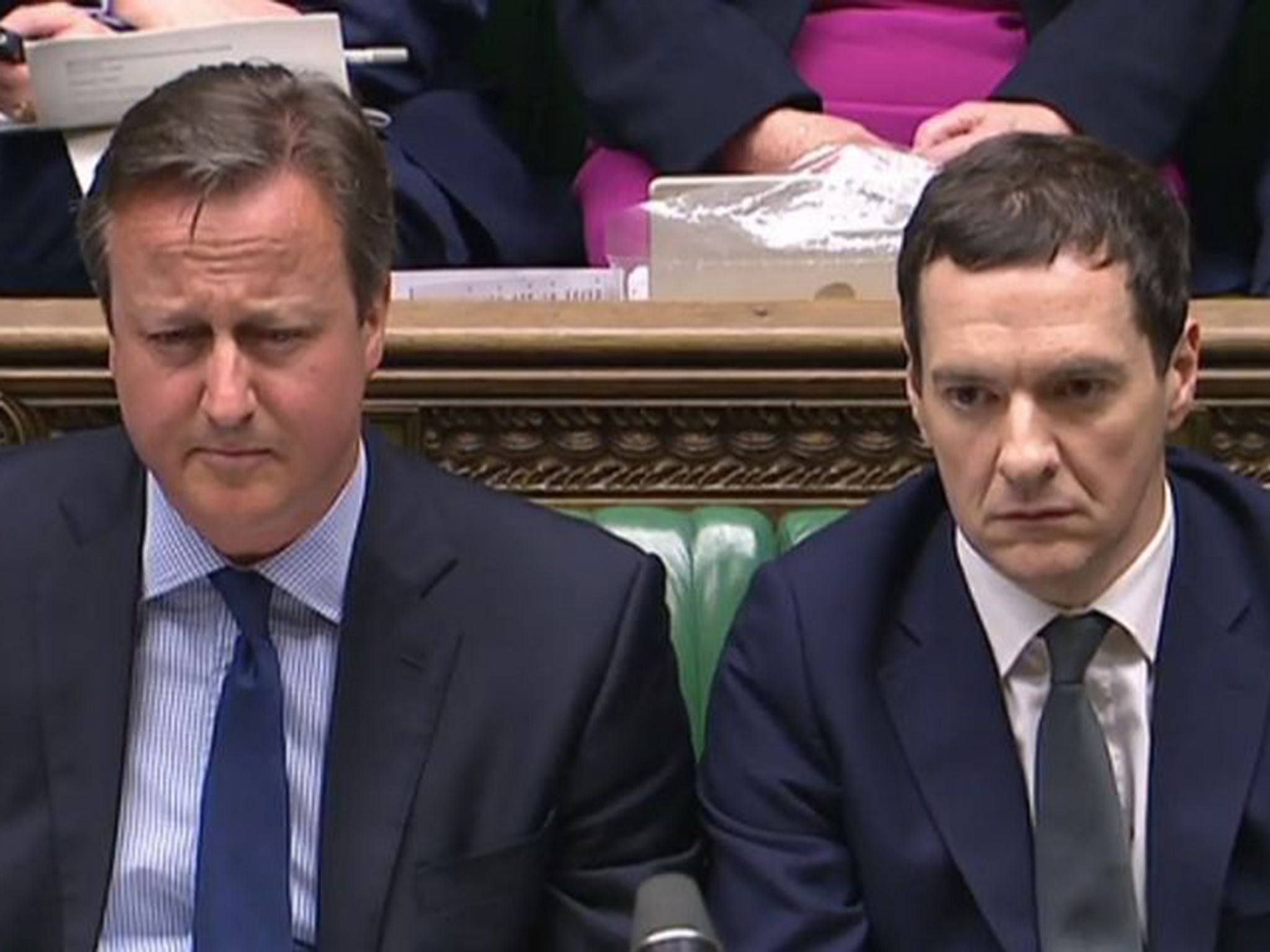 David Cameron and George Osborne